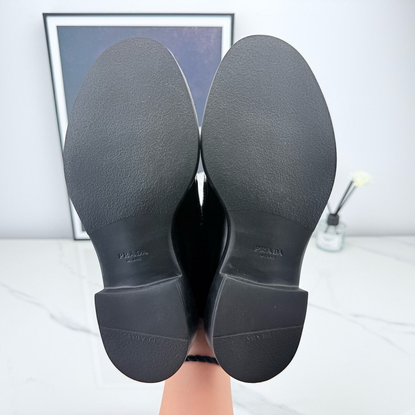 Prada Prada Chocolate Leather Loafers Size 35 Size US 5 / IT 35 - 4 Thumbnail