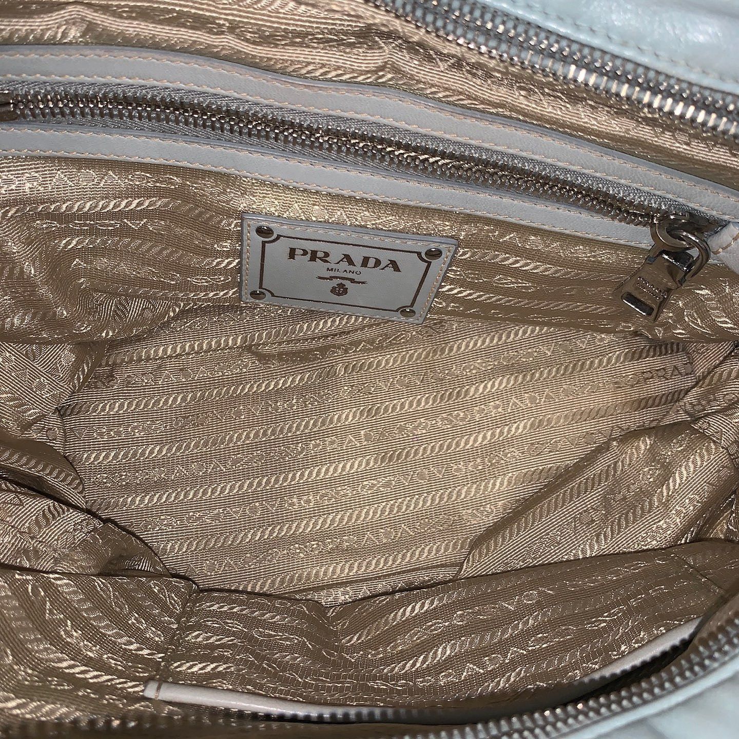 Prada Prada Gaufre Leather Handle Bag Size ONE SIZE - 6 Thumbnail