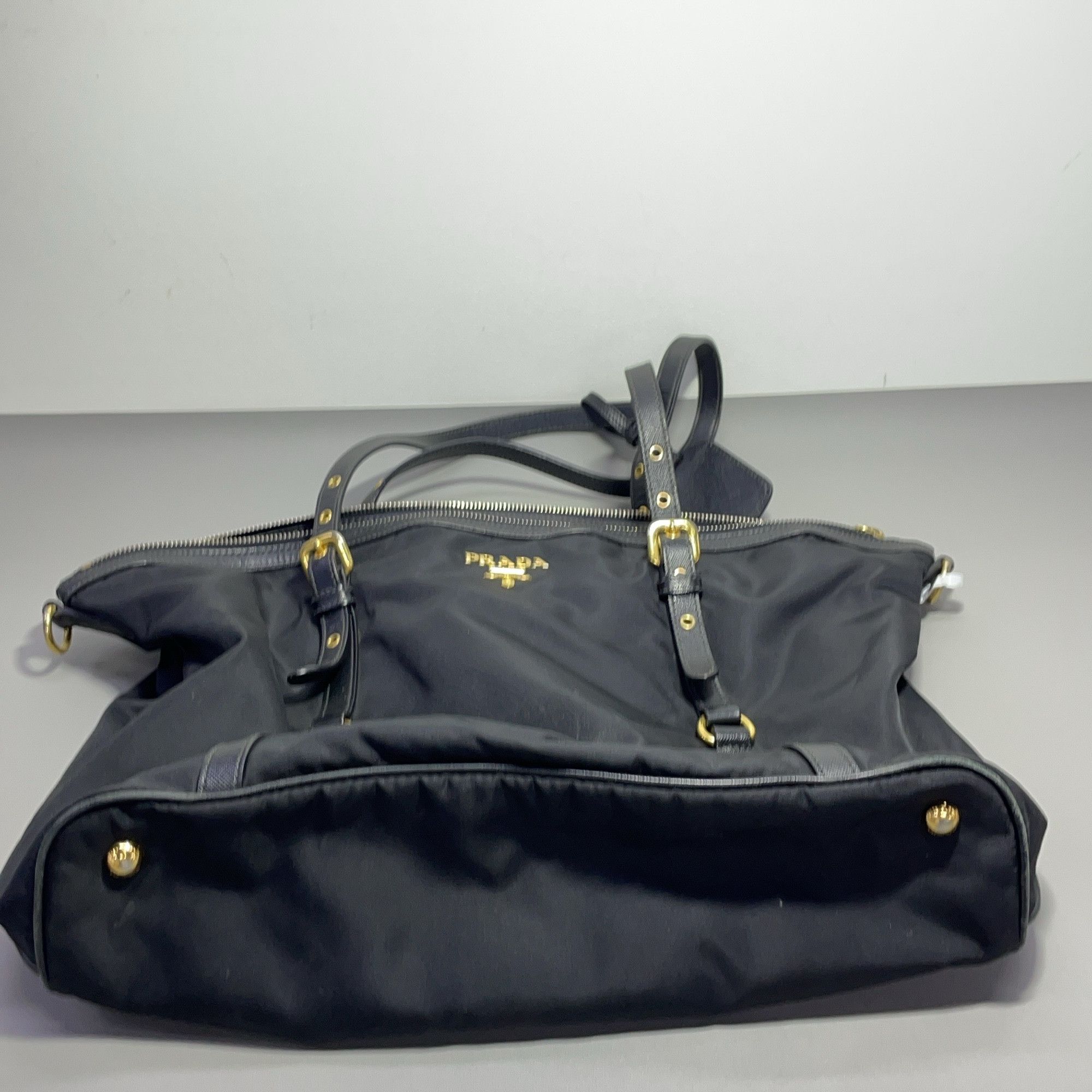 Prada Prada Logo Nylon Tote Bag Size ONE SIZE - 14 Thumbnail