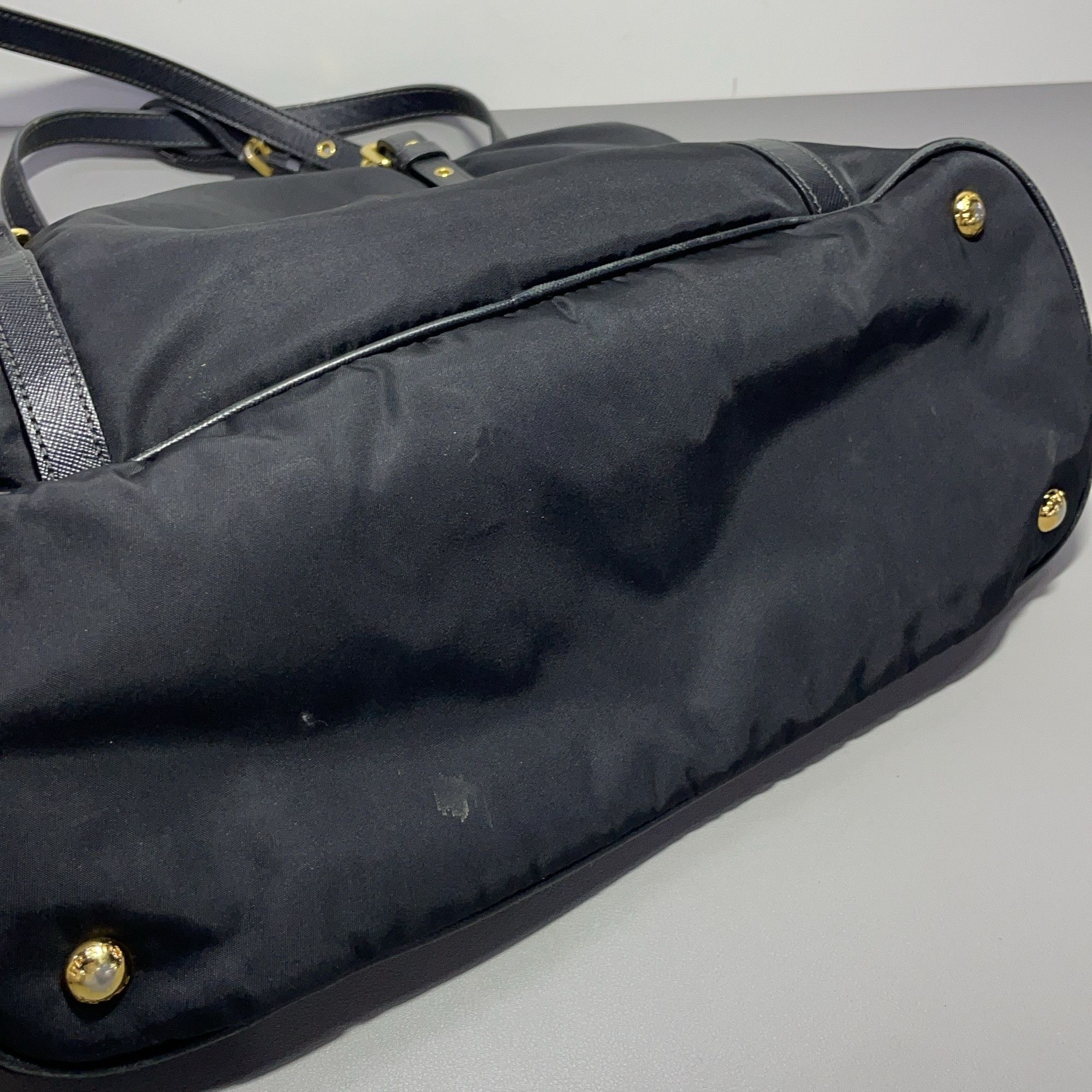 Prada Prada Logo Nylon Tote Bag Size ONE SIZE - 13 Thumbnail