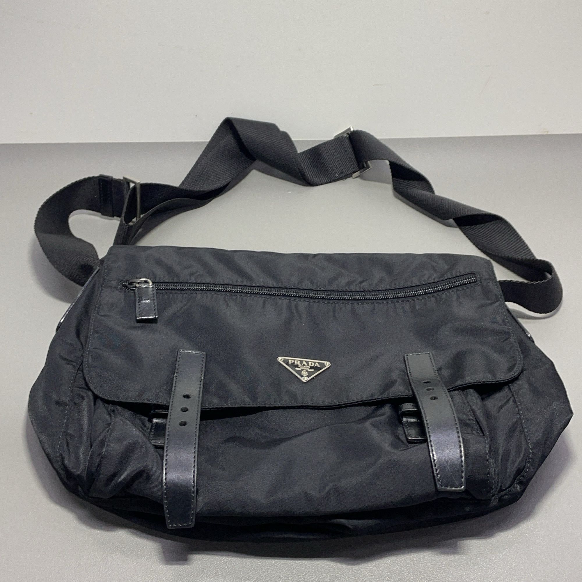Prada Prada Nylon Messenger Bag ONE SIZE Size ONE SIZE - 12 Thumbnail