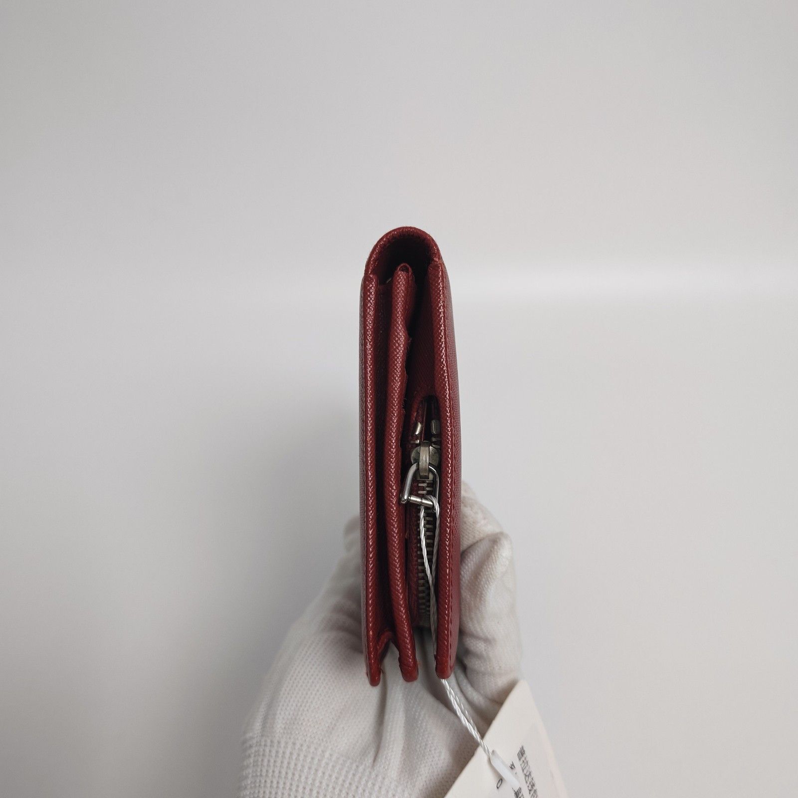 Prada Prada Saffiano Leather Long Wallet ONE SIZE Size ONE SIZE - 8 Thumbnail