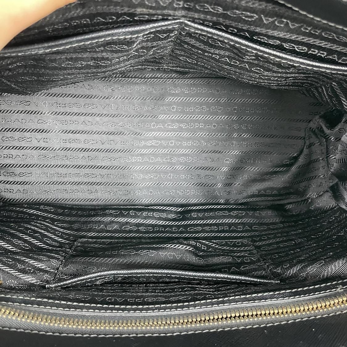 Prada Prada Saffiano Leather Handle Bag Size ONE SIZE - 5 Thumbnail