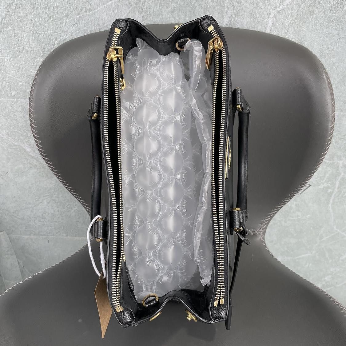 Prada Prada Saffiano Leather Handle Bag Size ONE SIZE - 8 Thumbnail