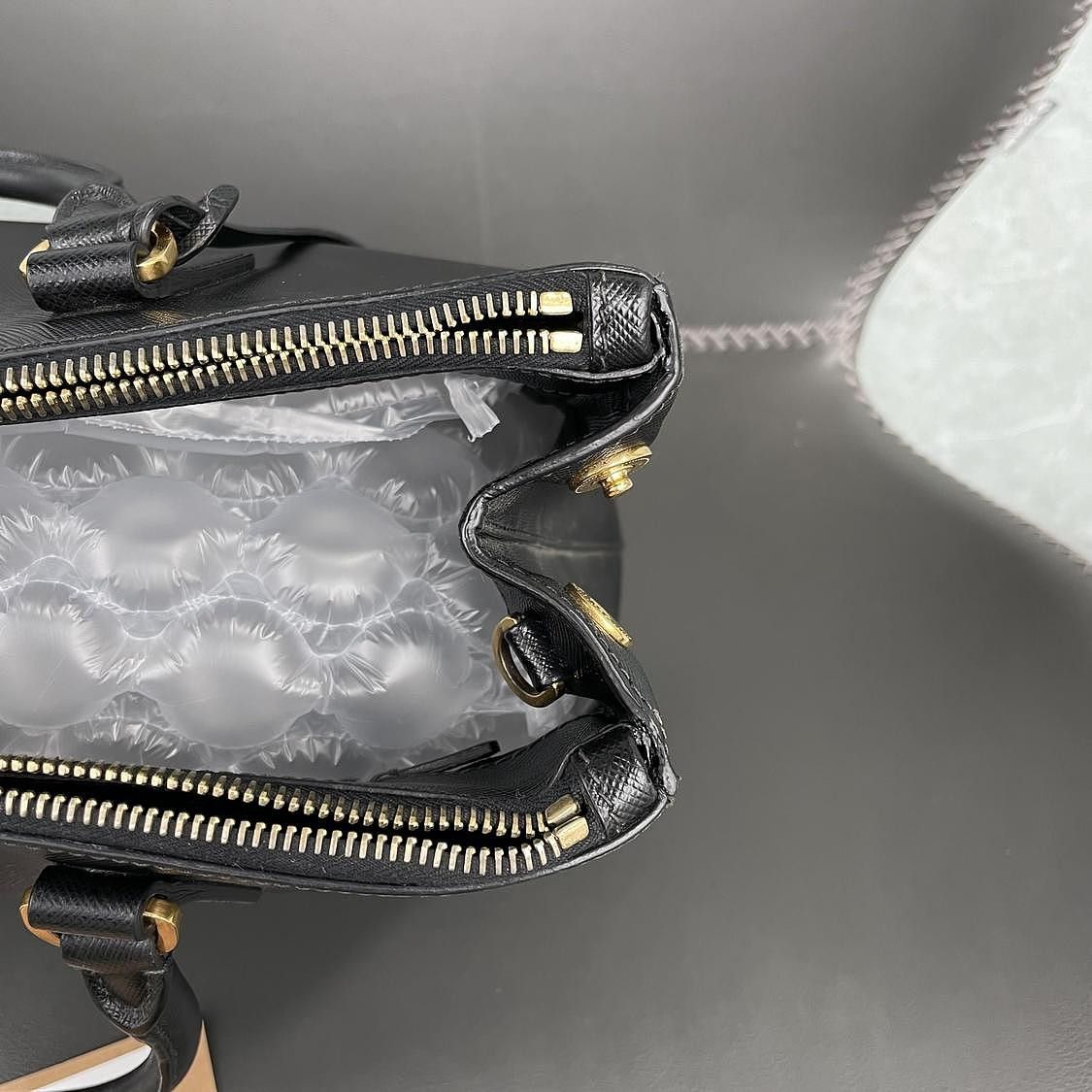 Prada Prada Saffiano Leather Handle Bag Size ONE SIZE - 13 Thumbnail