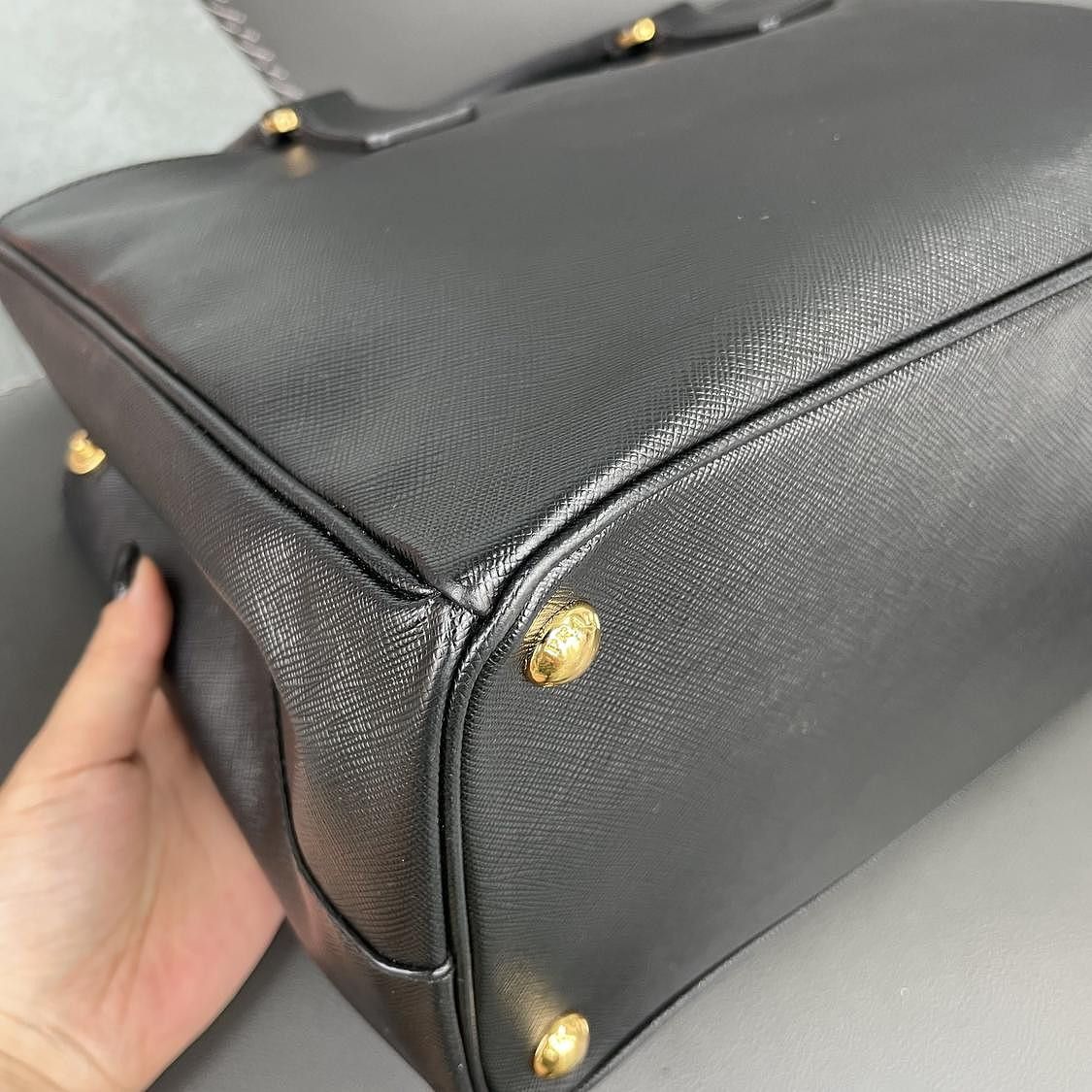 Prada Prada Saffiano Leather Handle Bag Size ONE SIZE - 9 Thumbnail