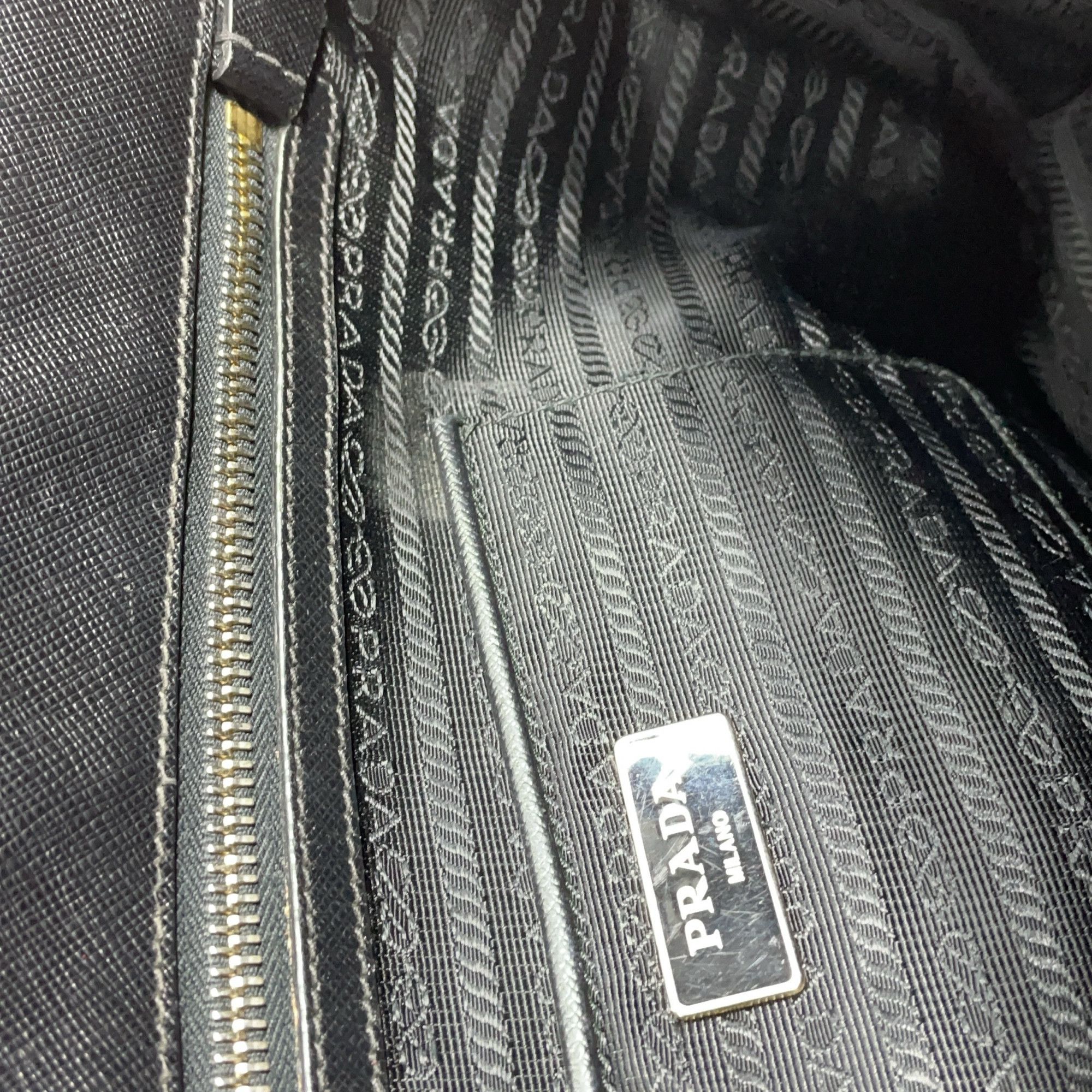 Prada Prada Saffiano Leather Tote Bag Size ONE SIZE - 9 Thumbnail