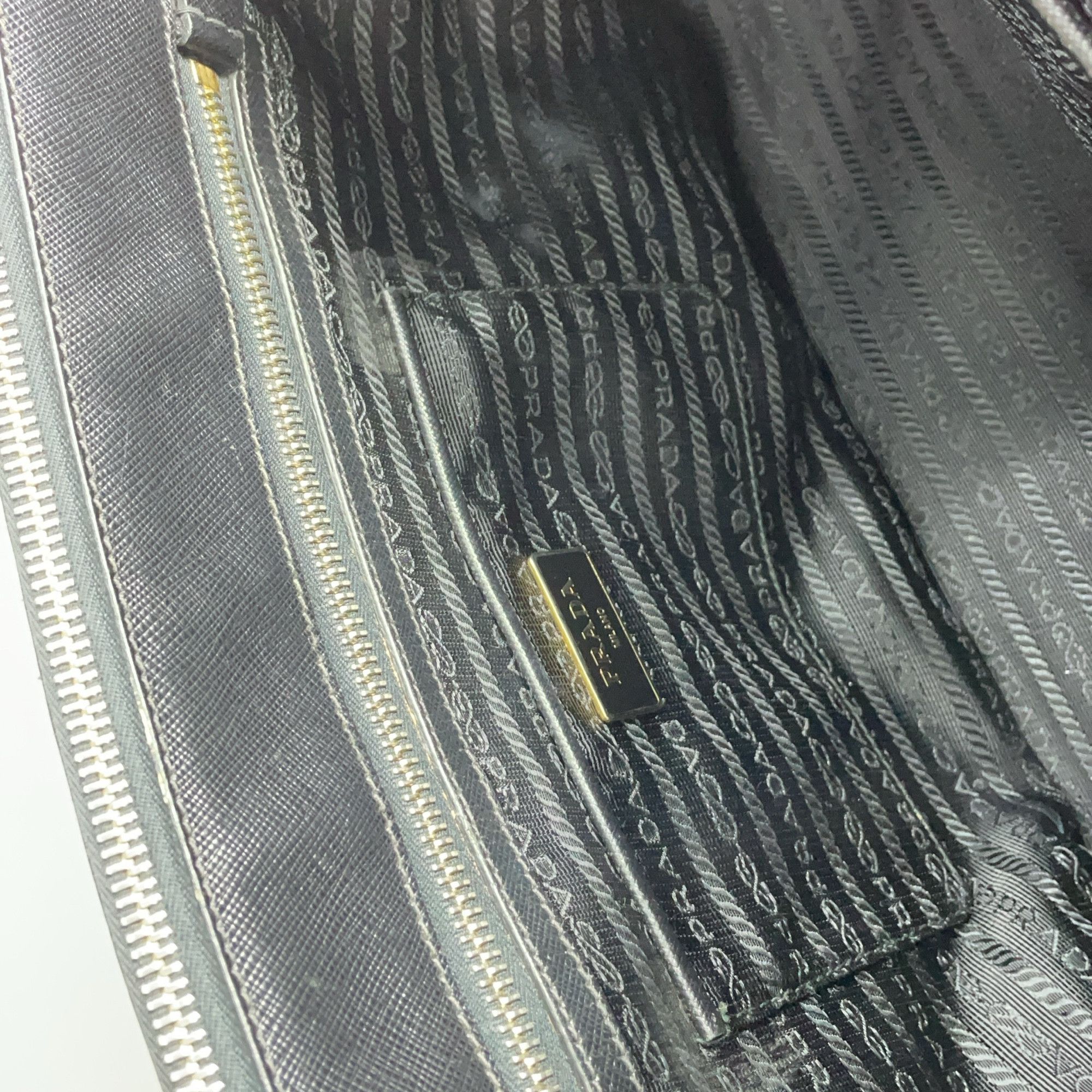 Prada Prada Saffiano Leather Tote Bag Size ONE SIZE - 10 Thumbnail