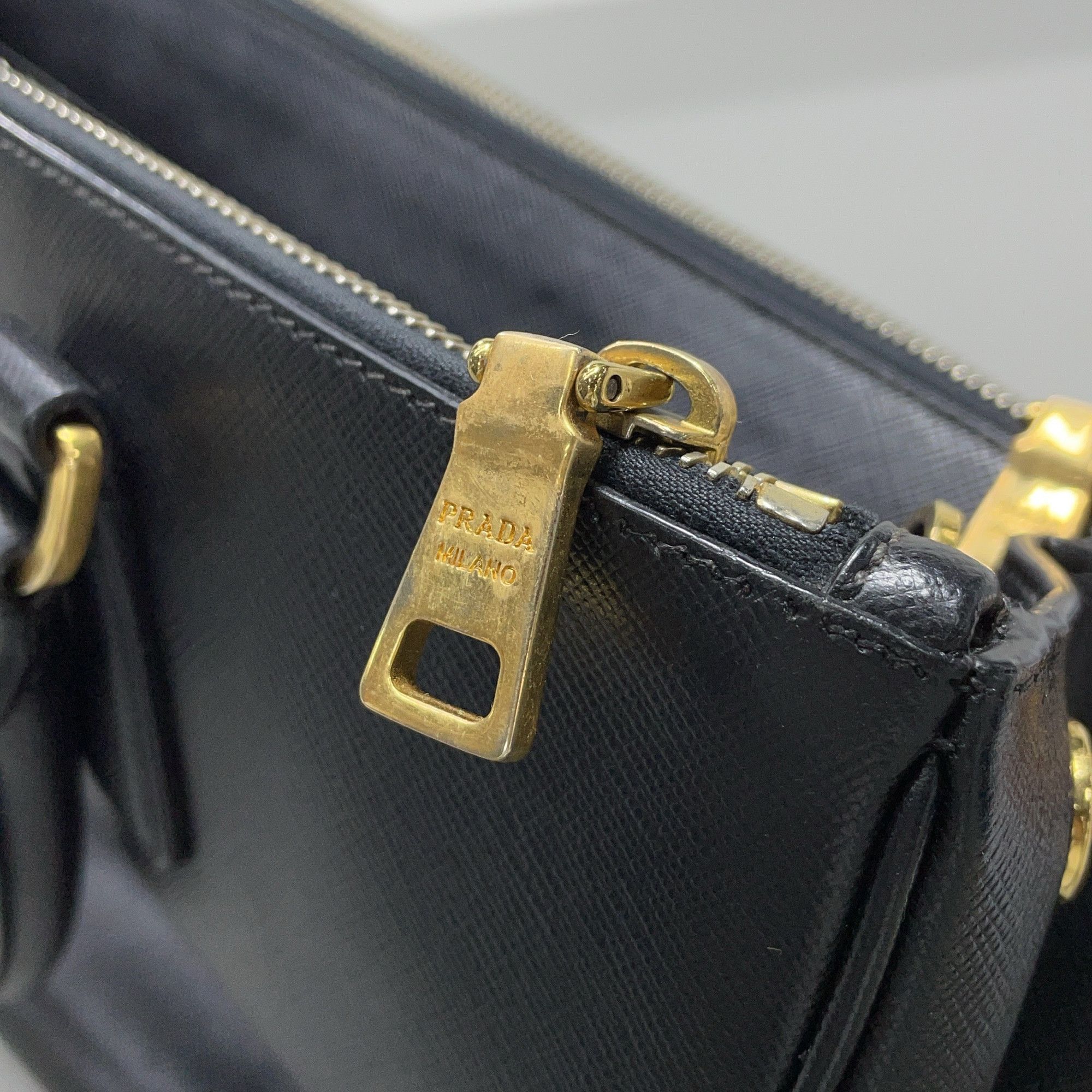 Prada Prada Saffiano Leather Tote Bag Size ONE SIZE - 8 Thumbnail