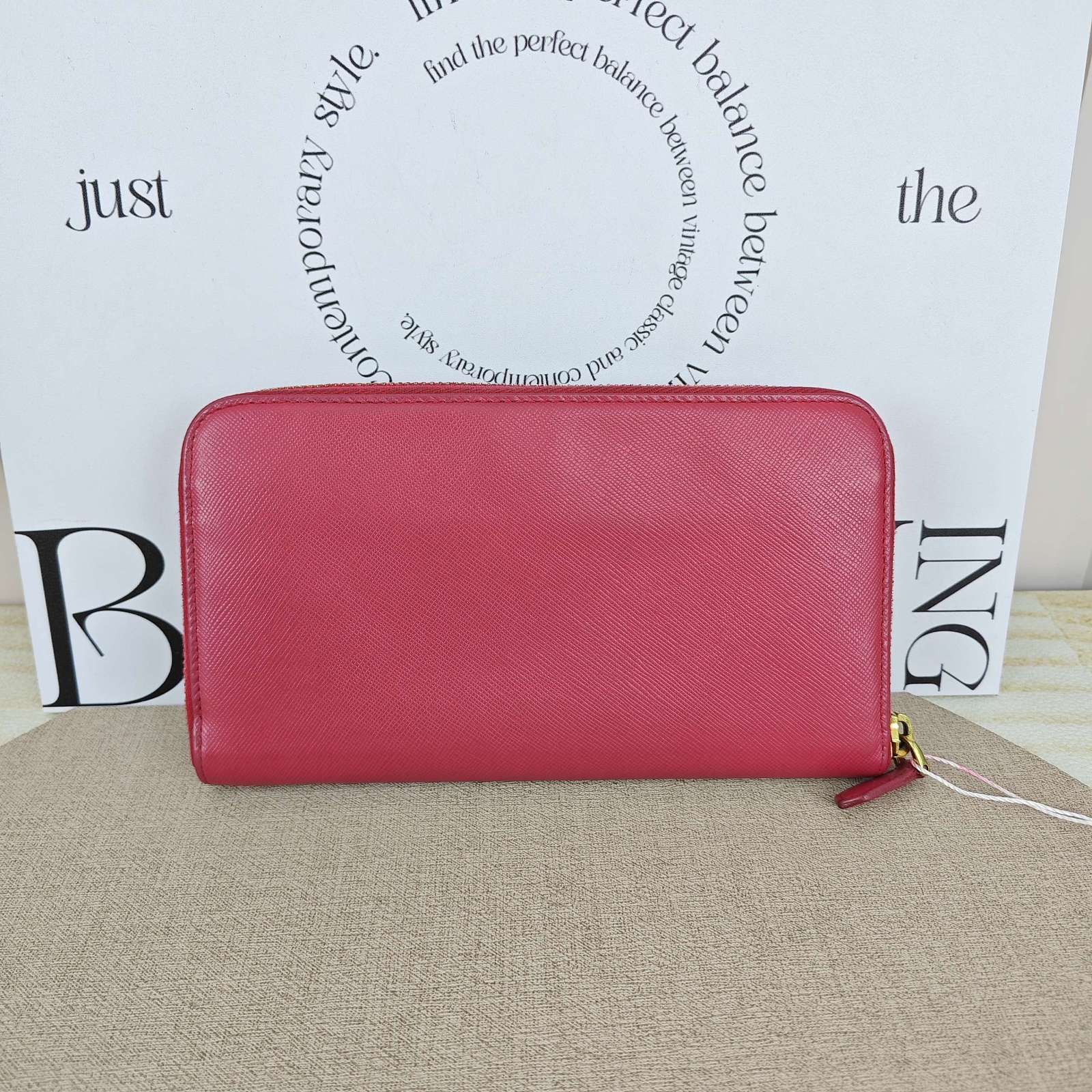 Prada Prada Saffiano Bow Long Wallet Size ONE SIZE - 3 Thumbnail