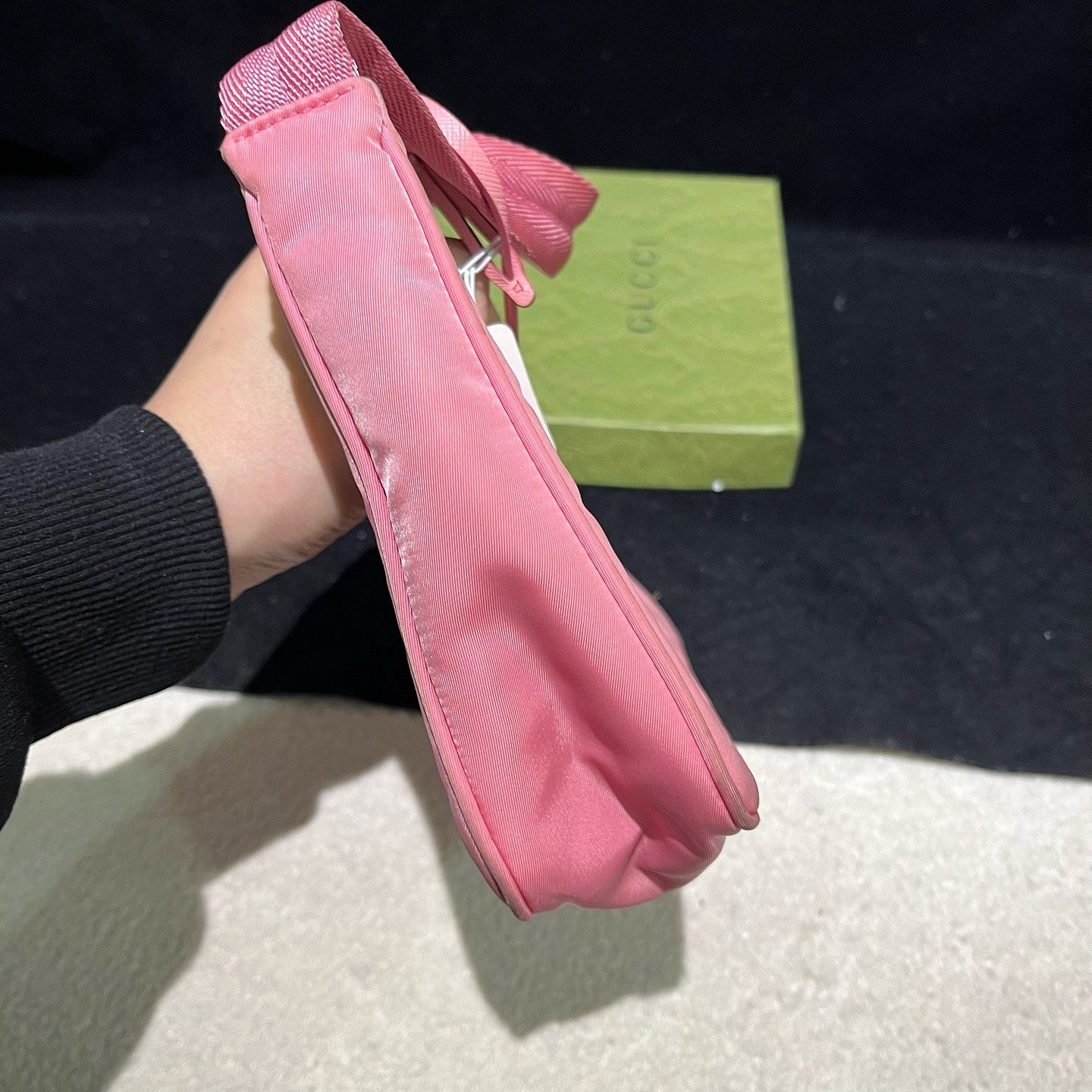 Prada Prada Re-Edition 2000 Pink Nylon Shoulder Bag Size ONE SIZE - 5 Thumbnail