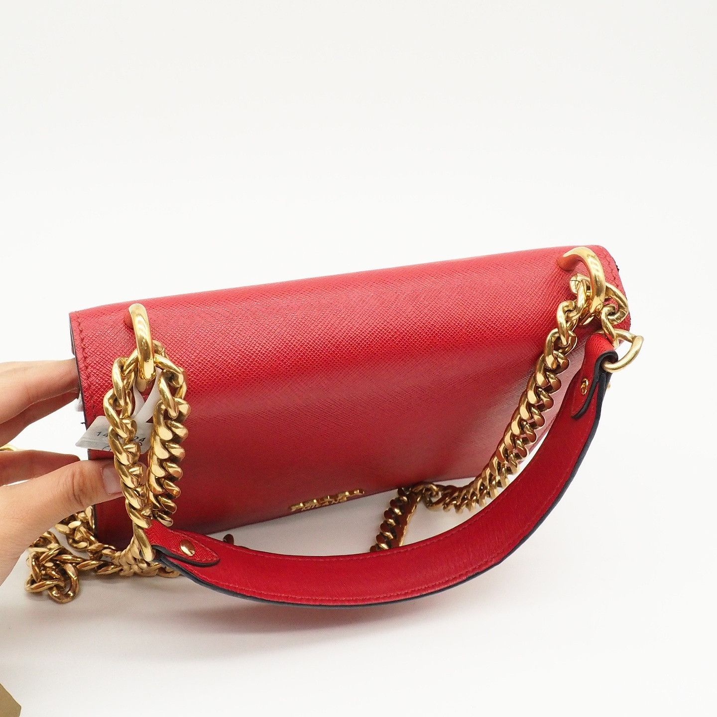 Prada Prada Saffiano Leather Handle Bag Size ONE SIZE - 8 Thumbnail