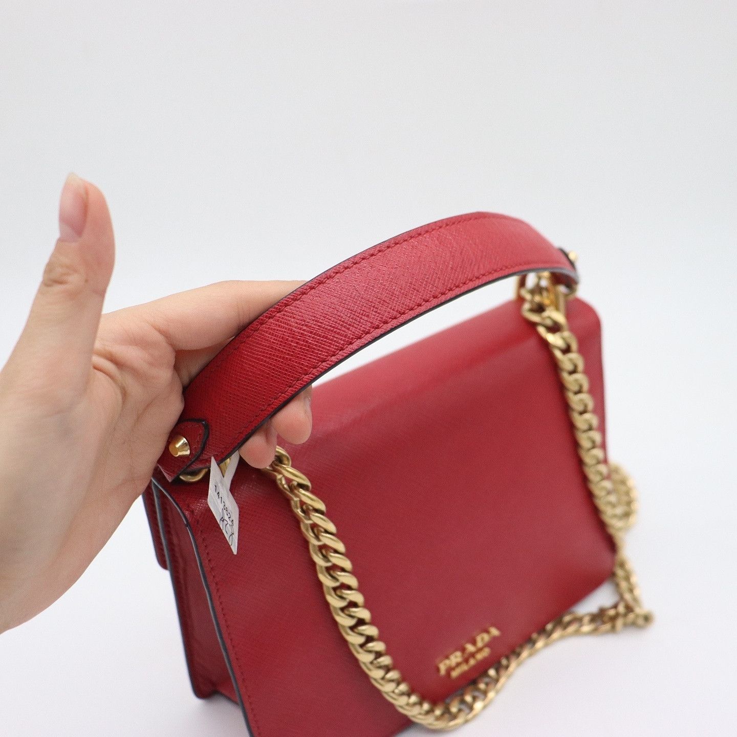 Prada Prada Saffiano Leather Handle Bag Size ONE SIZE - 15 Thumbnail