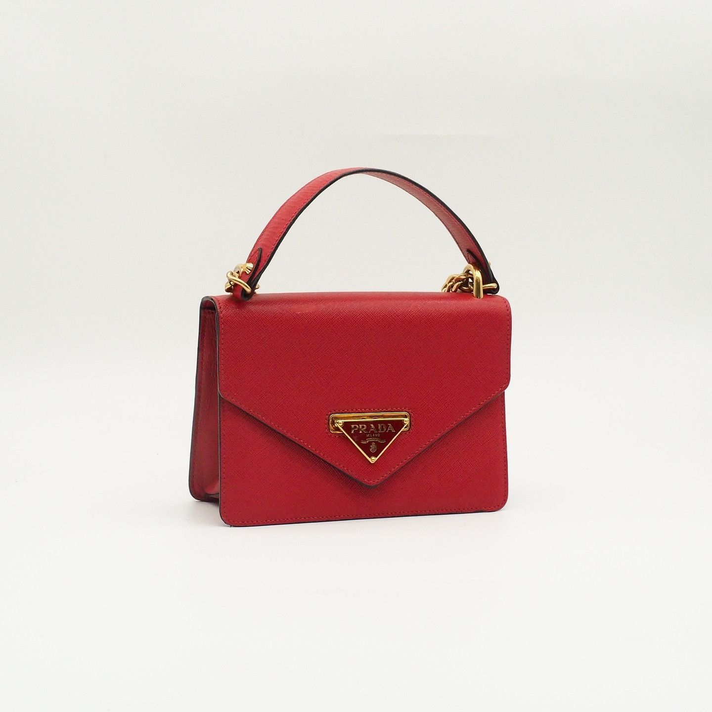 Prada Prada Saffiano Leather Handle Bag Size ONE SIZE - 7 Thumbnail