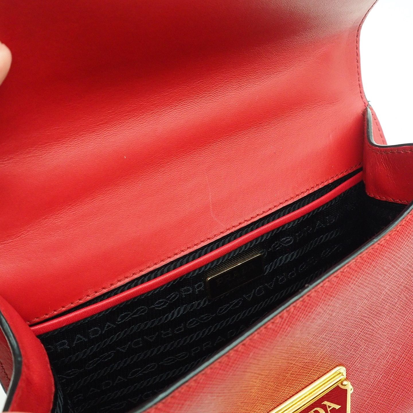 Prada Prada Saffiano Leather Handle Bag Size ONE SIZE - 12 Thumbnail