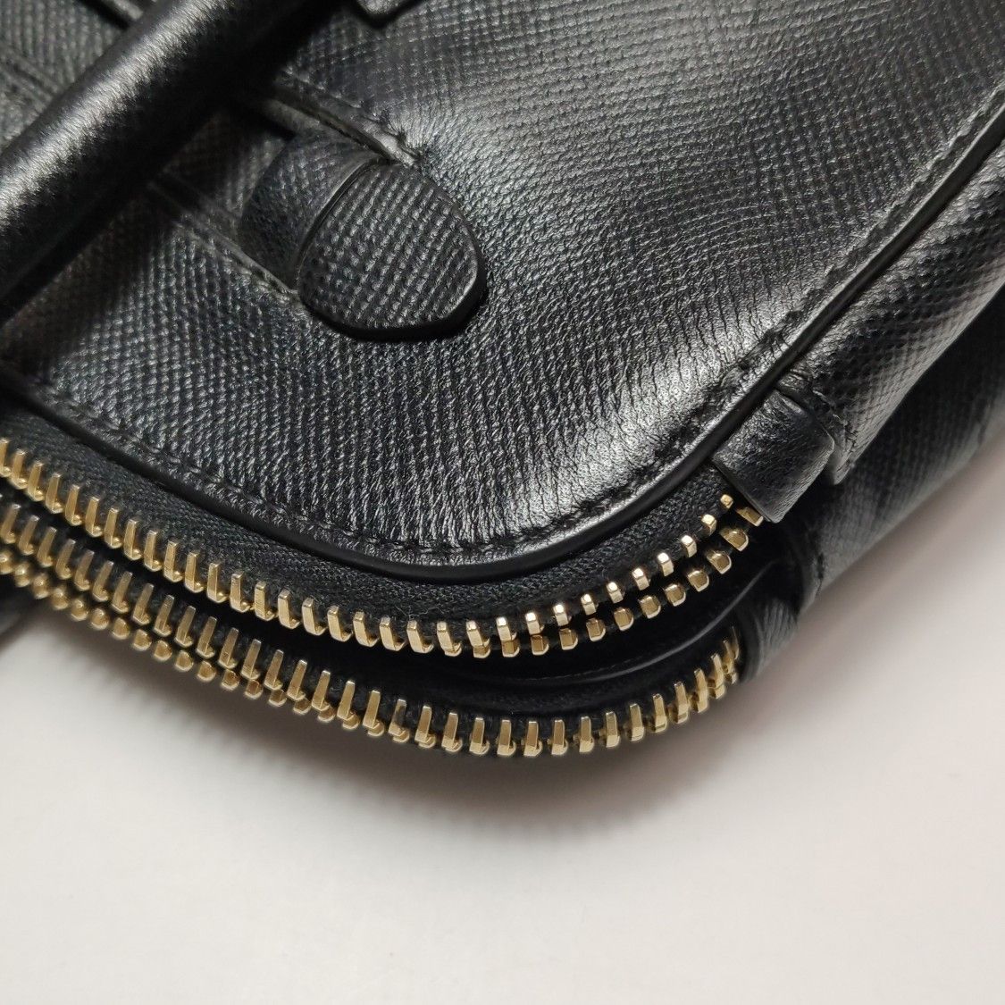 Prada Prada Saffiano Leather Handbag Black ONE SIZE Size ONE SIZE - 7 Thumbnail
