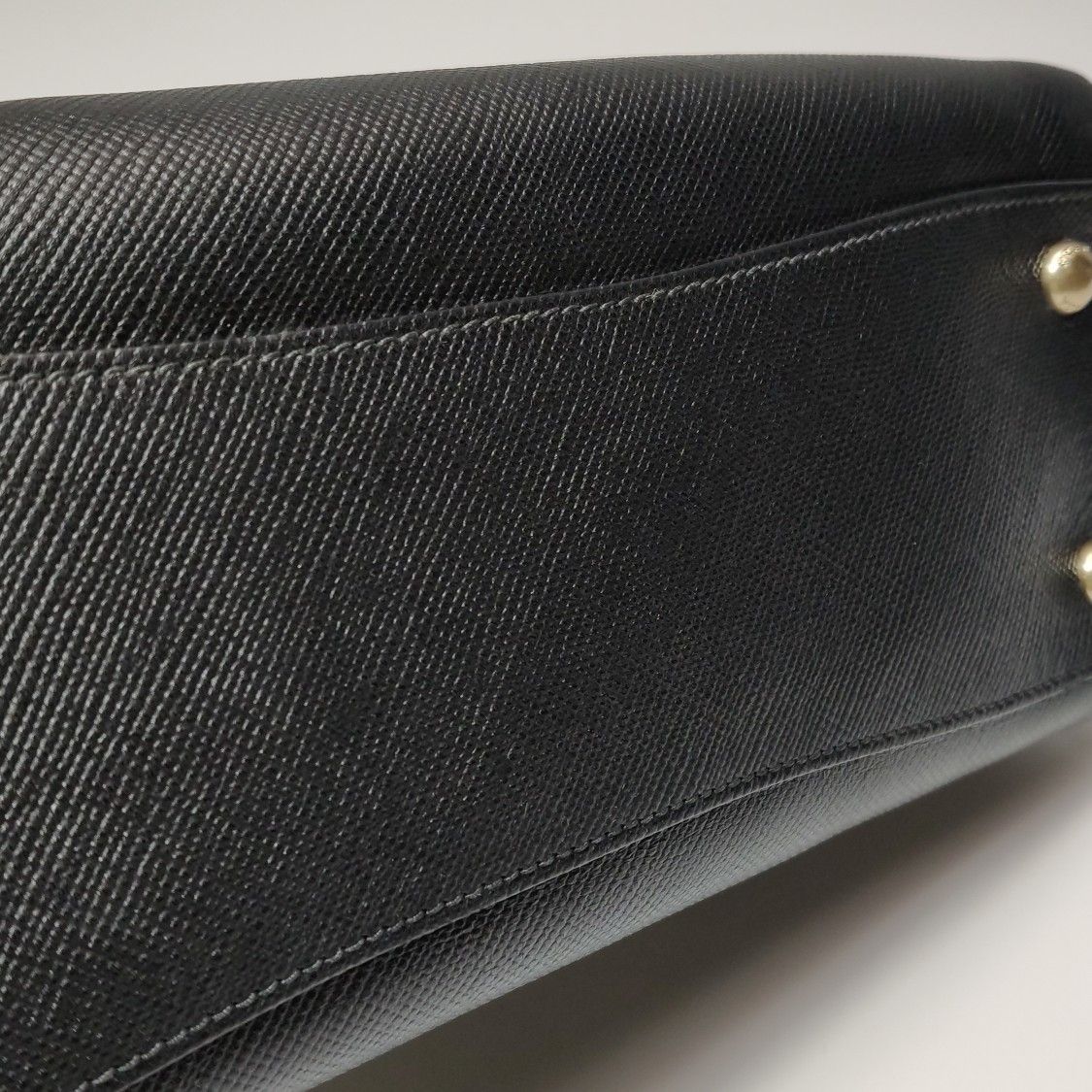 Prada Prada Saffiano Leather Handbag Black ONE SIZE Size ONE SIZE - 12 Thumbnail