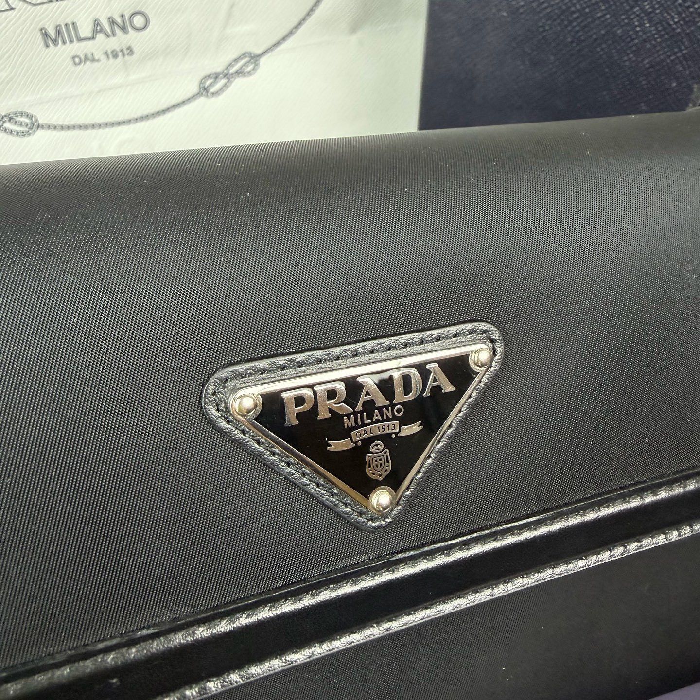Prada Prada Triangle Logo Nylon Shoulder Bag Size ONE SIZE - 12 Thumbnail