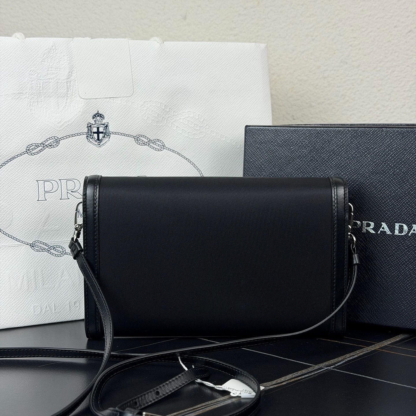 Prada Prada Triangle Logo Nylon Shoulder Bag Size ONE SIZE - 3 Thumbnail
