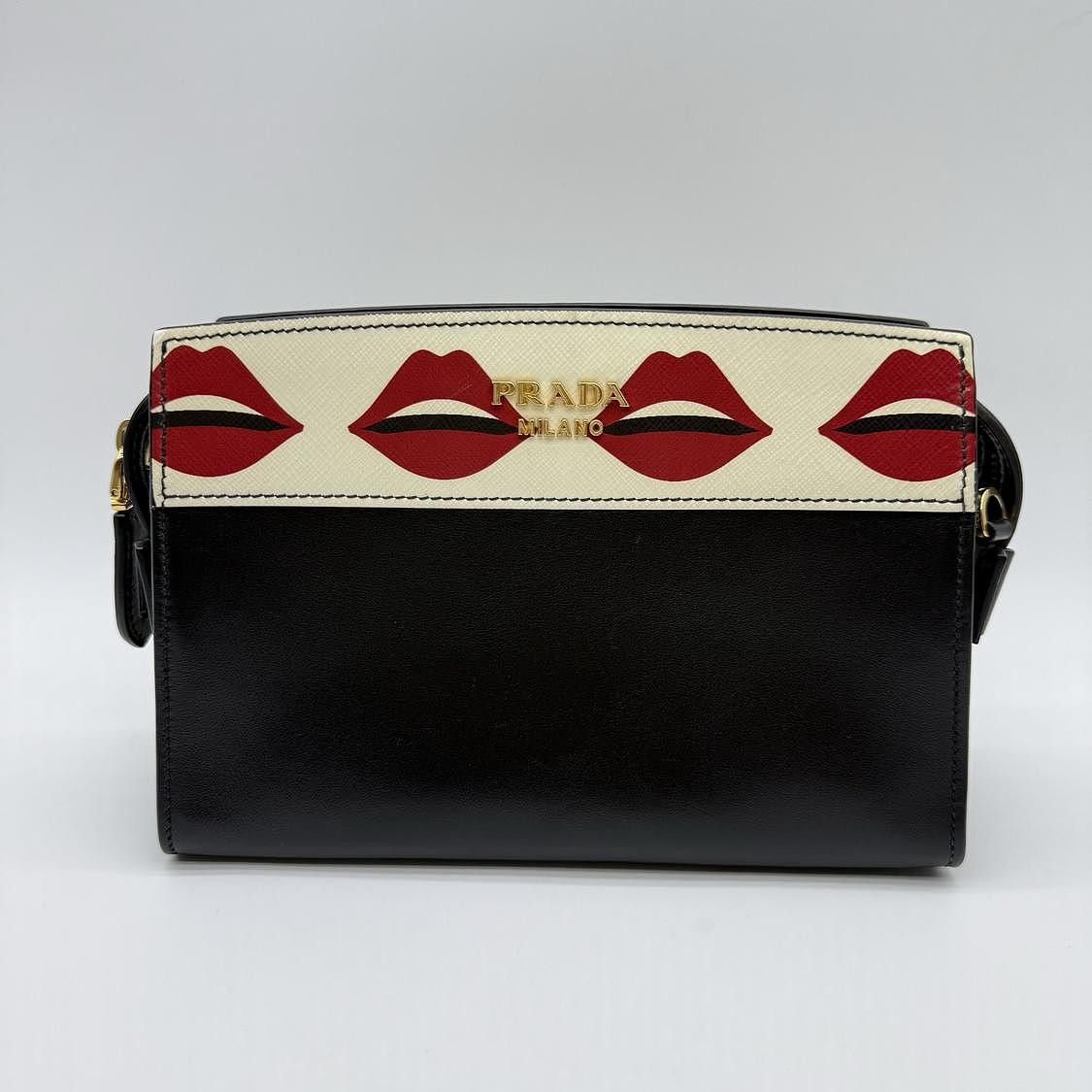 Prada Prada Lips Print Crossbody Bag Size ONE SIZE - 2 Thumbnail