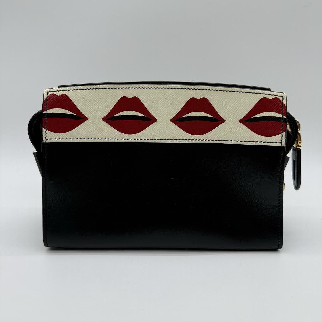 Prada Prada Lips Print Crossbody Bag Size ONE SIZE - 3 Thumbnail