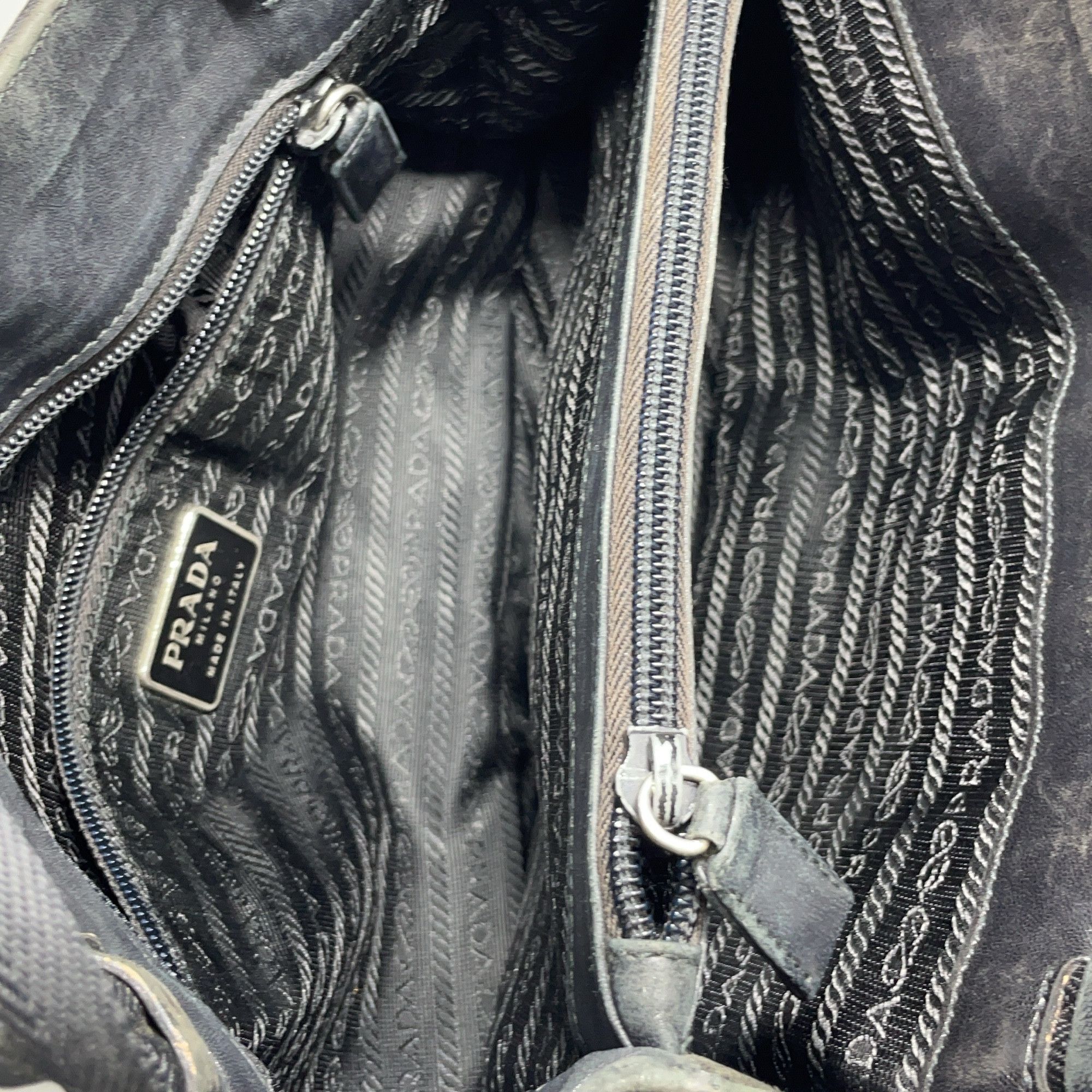 Prada Prada Black Nylon Tote Bag Size ONE SIZE - 12 Thumbnail