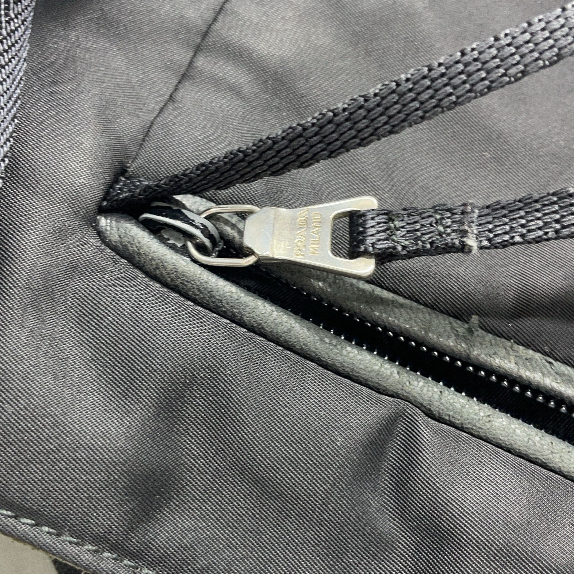 Prada Prada Black Nylon Tote Bag Size ONE SIZE - 8 Thumbnail