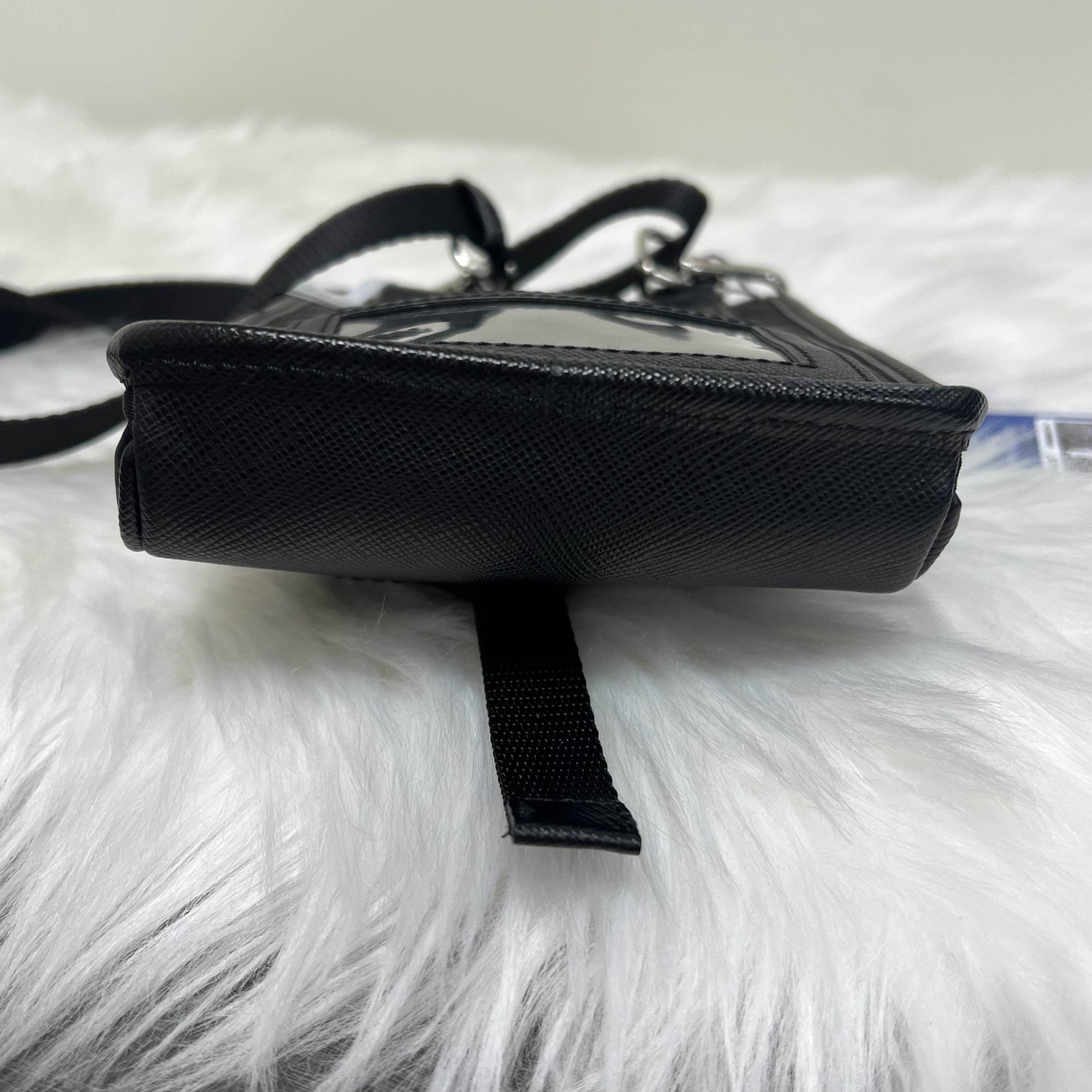 Prada Prada Nylon Saffiano Buckle Crossbody Pouch One Size Size ONE SIZE - 4 Thumbnail