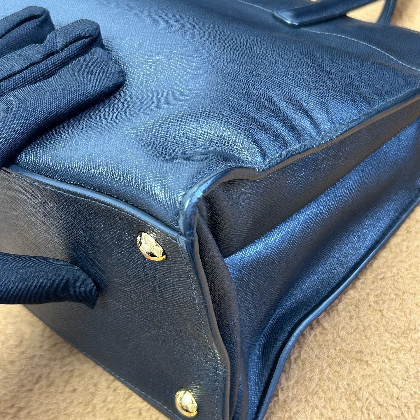 Prada Prada Saffiano Leather Handle Bag ONE SIZE Size ONE SIZE - 20 Thumbnail