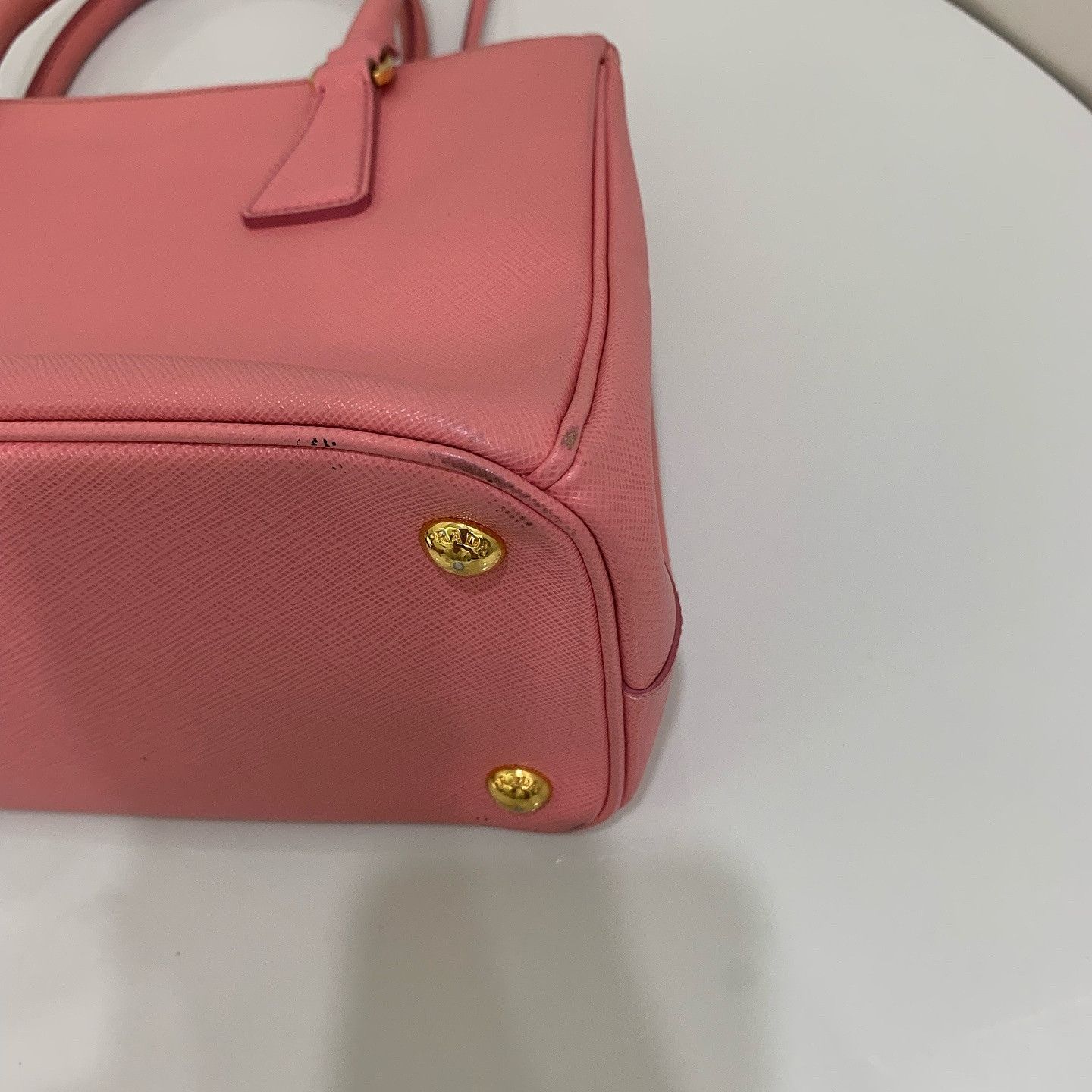 Prada PRADA Galleria Saffiano Lux Tote Bag Pink ONE SIZE Size ONE SIZE - 9 Thumbnail