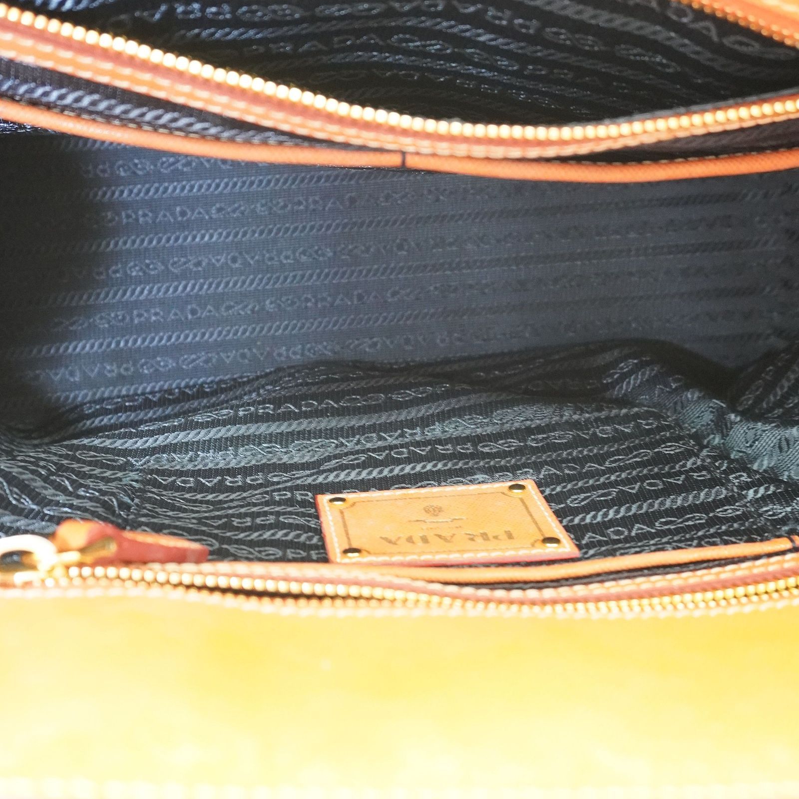 Prada Prada Denim Saffiano Tote Bag ONE SIZE Size ONE SIZE - 12 Thumbnail