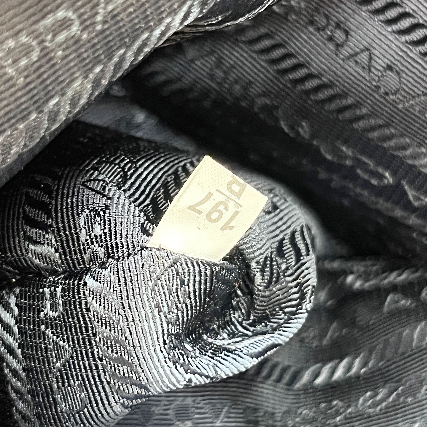 Prada Prada Blue Leather Tote Bag Size ONE SIZE - 11 Thumbnail