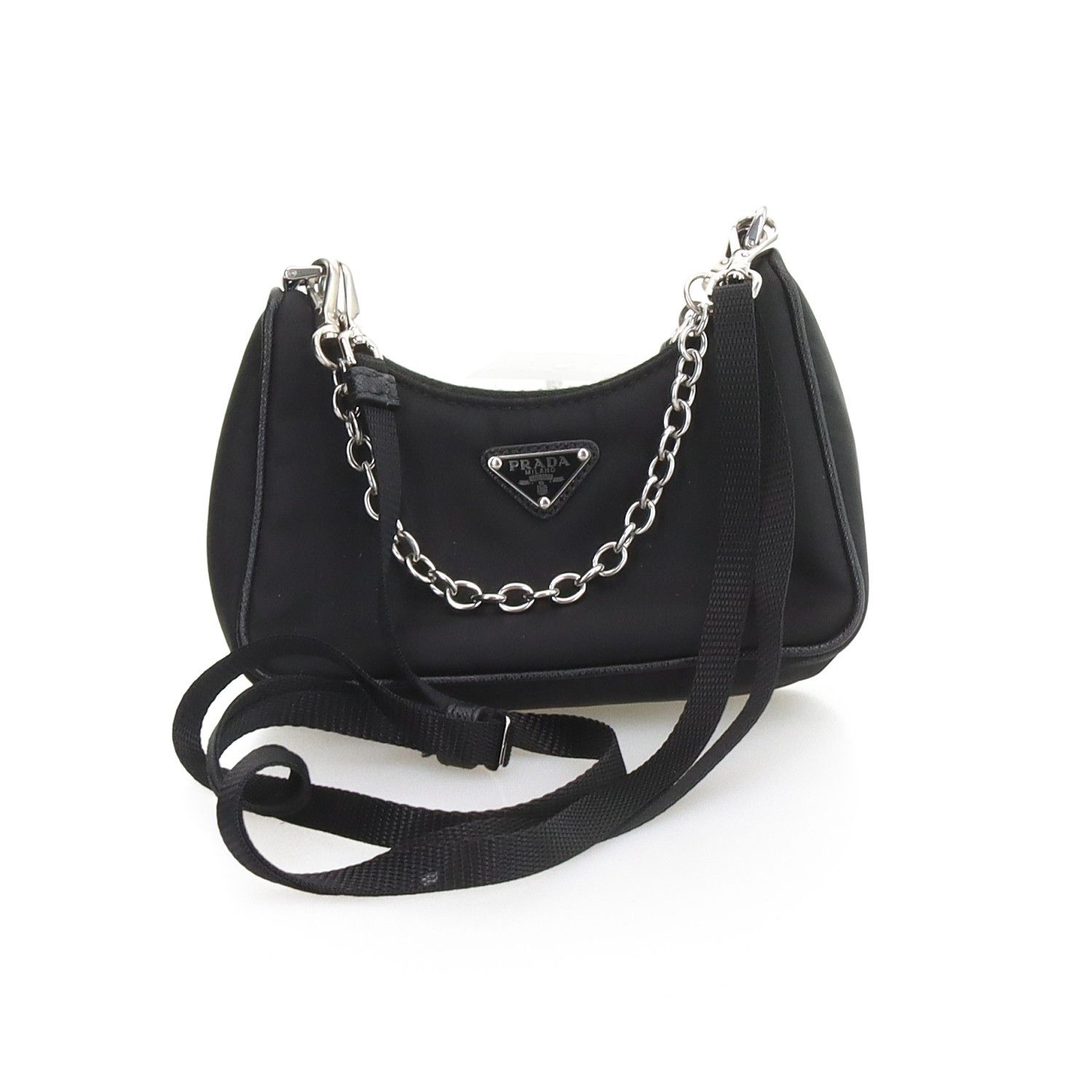 Prada Prada Nylon Re-Edition Hobo Bag One Size Size ONE SIZE - 5 Thumbnail