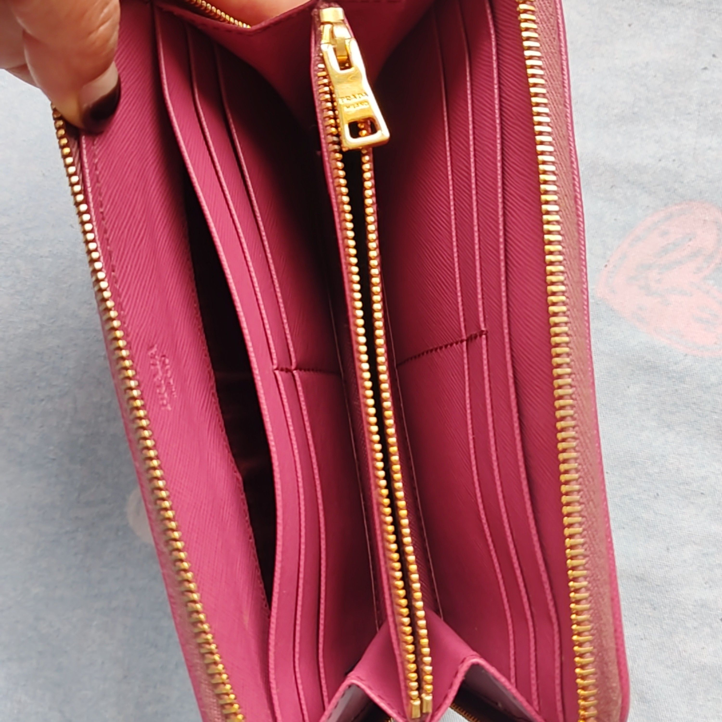 Prada Prada Floral Zip-Around Wallet Size ONE SIZE - 5 Thumbnail
