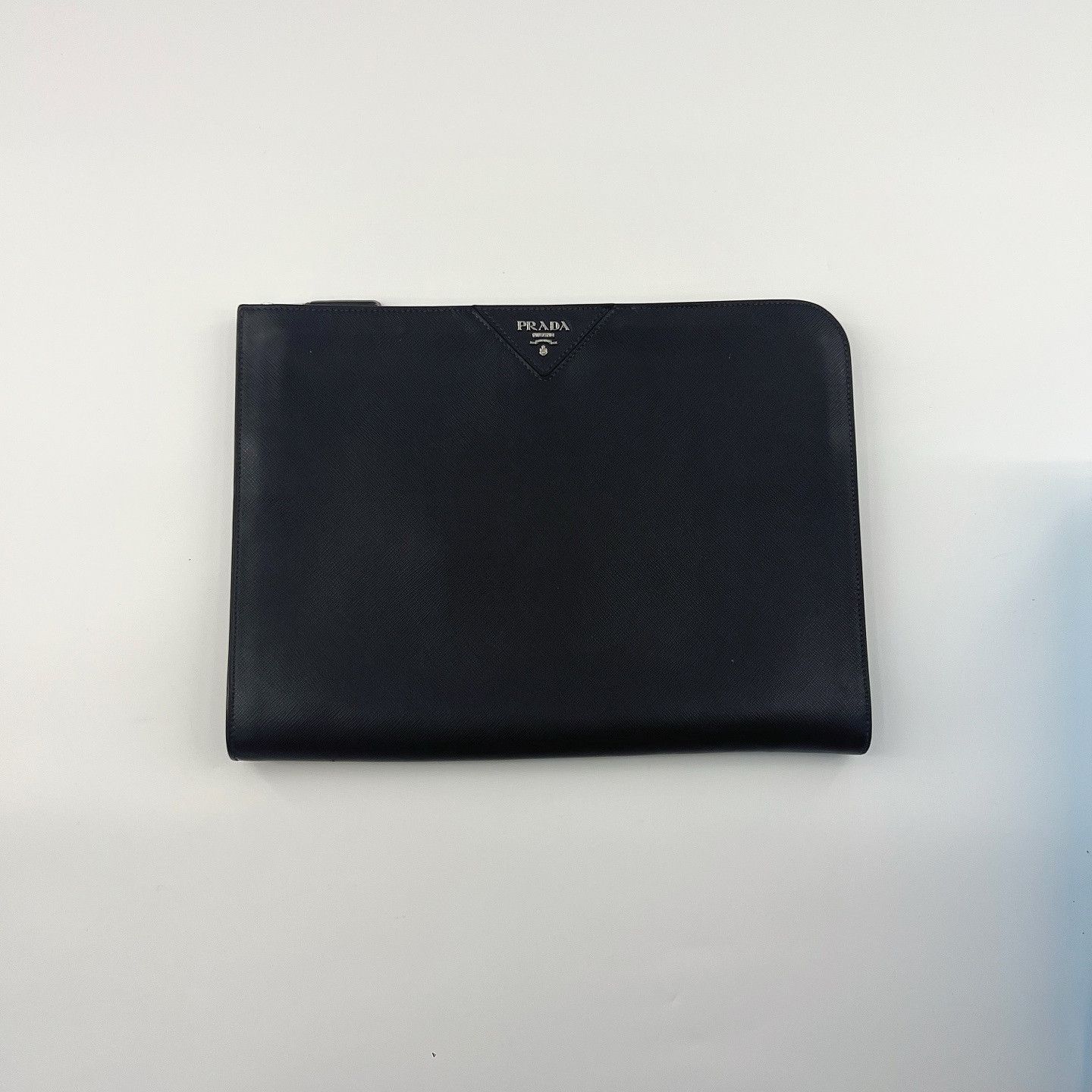 Prada Prada Saffiano Leather Pouch One Size Size ONE SIZE - 2 Thumbnail
