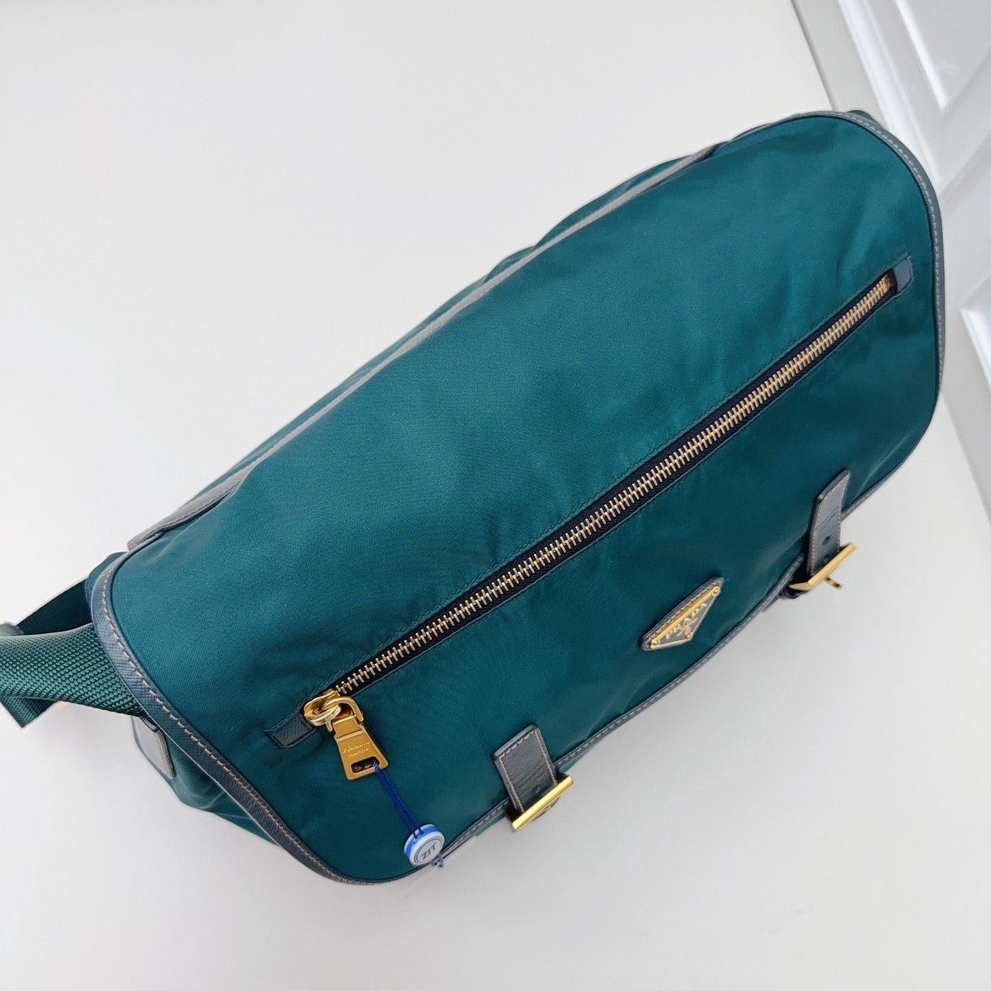 Prada Prada Nylon Triangle Logo Crossbody Bag One Size Size ONE SIZE - 9 Thumbnail