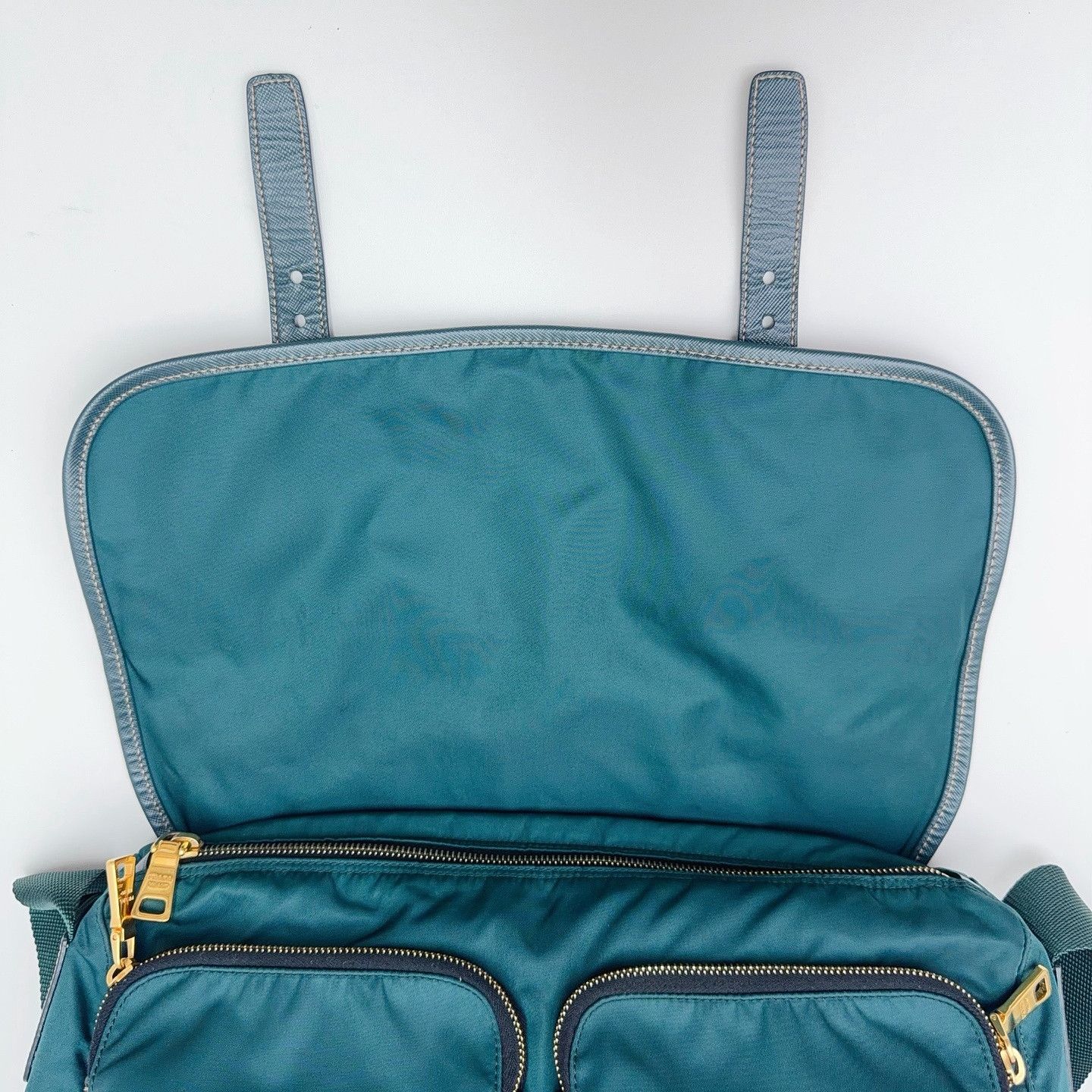 Prada Prada Nylon Triangle Logo Crossbody Bag One Size Size ONE SIZE - 10 Thumbnail