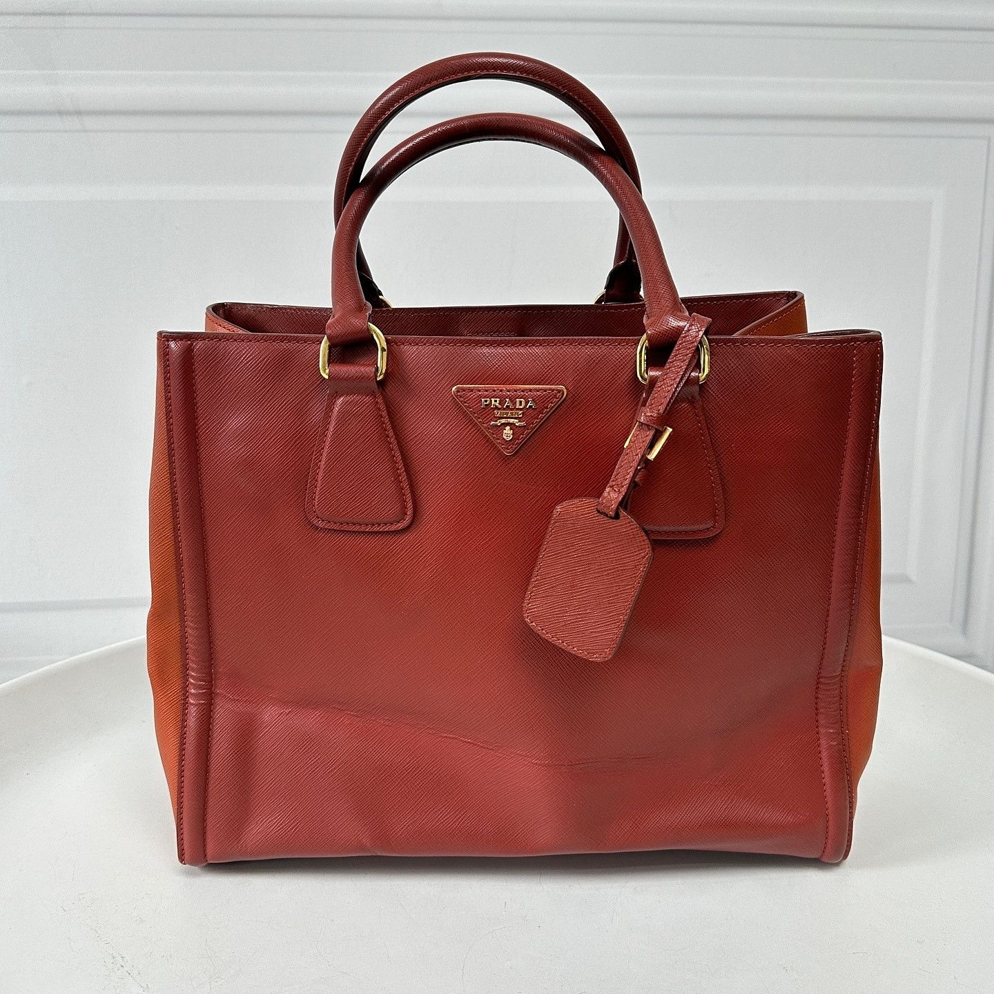 Prada Prada Saffiano Leather Galleria Handle Bag ONE SIZE Size ONE SIZE - 2 Thumbnail