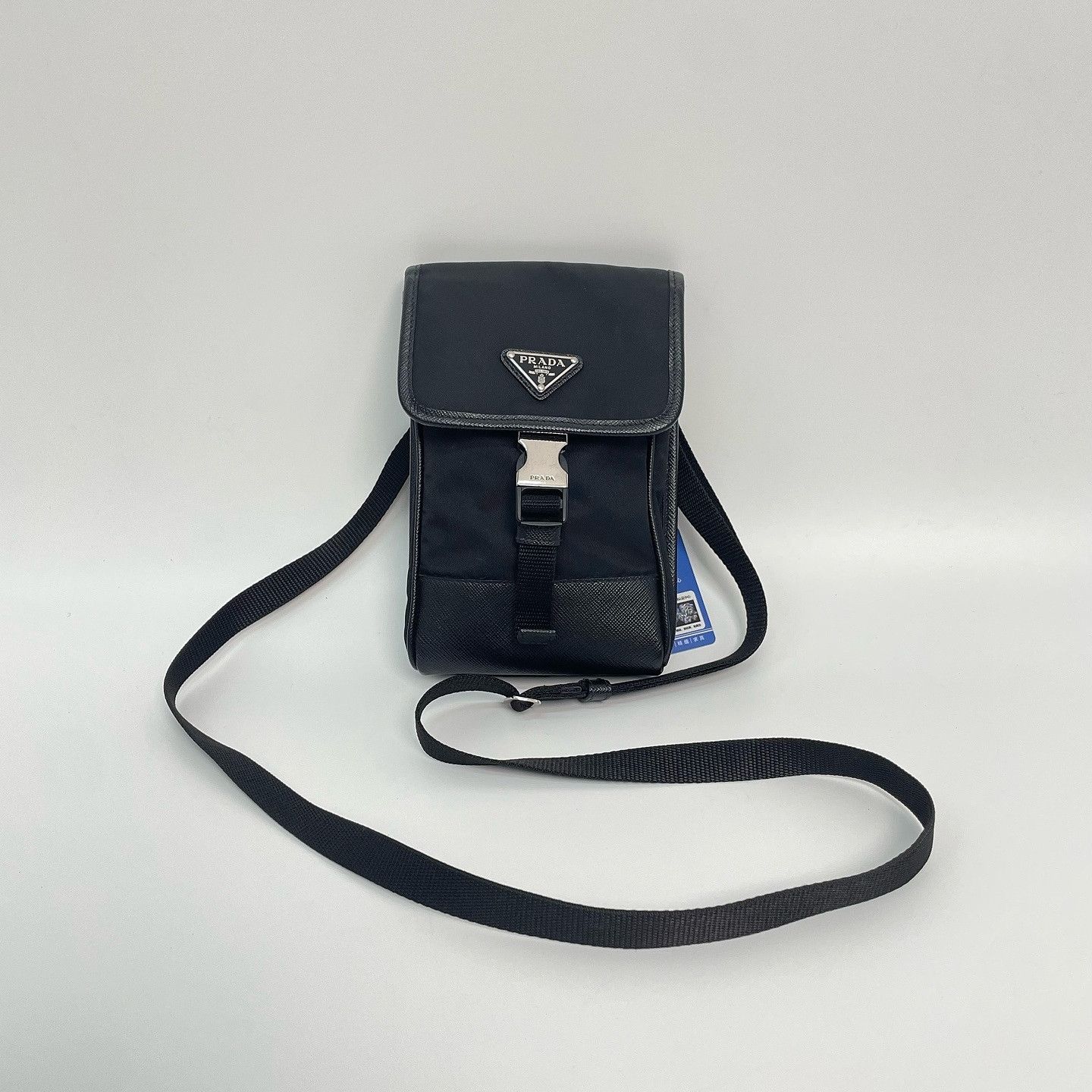 Prada Prada Saffiano Re-Nylon Phone Bag ONE SIZE Size ONE SIZE - 2 Thumbnail