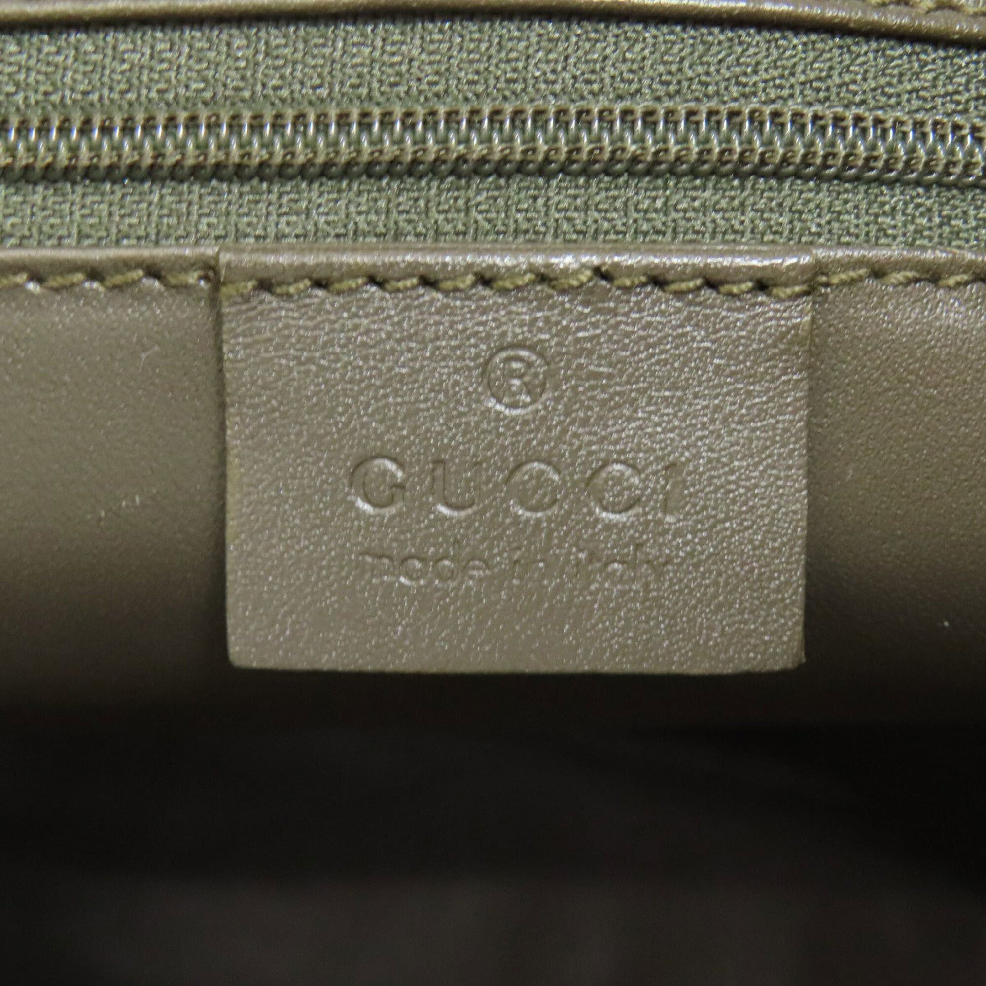 Gucci Gucci 002・1998 Logo Tote Bag, Nylon/Leather, Women's Size ONE SIZE - 6 Thumbnail