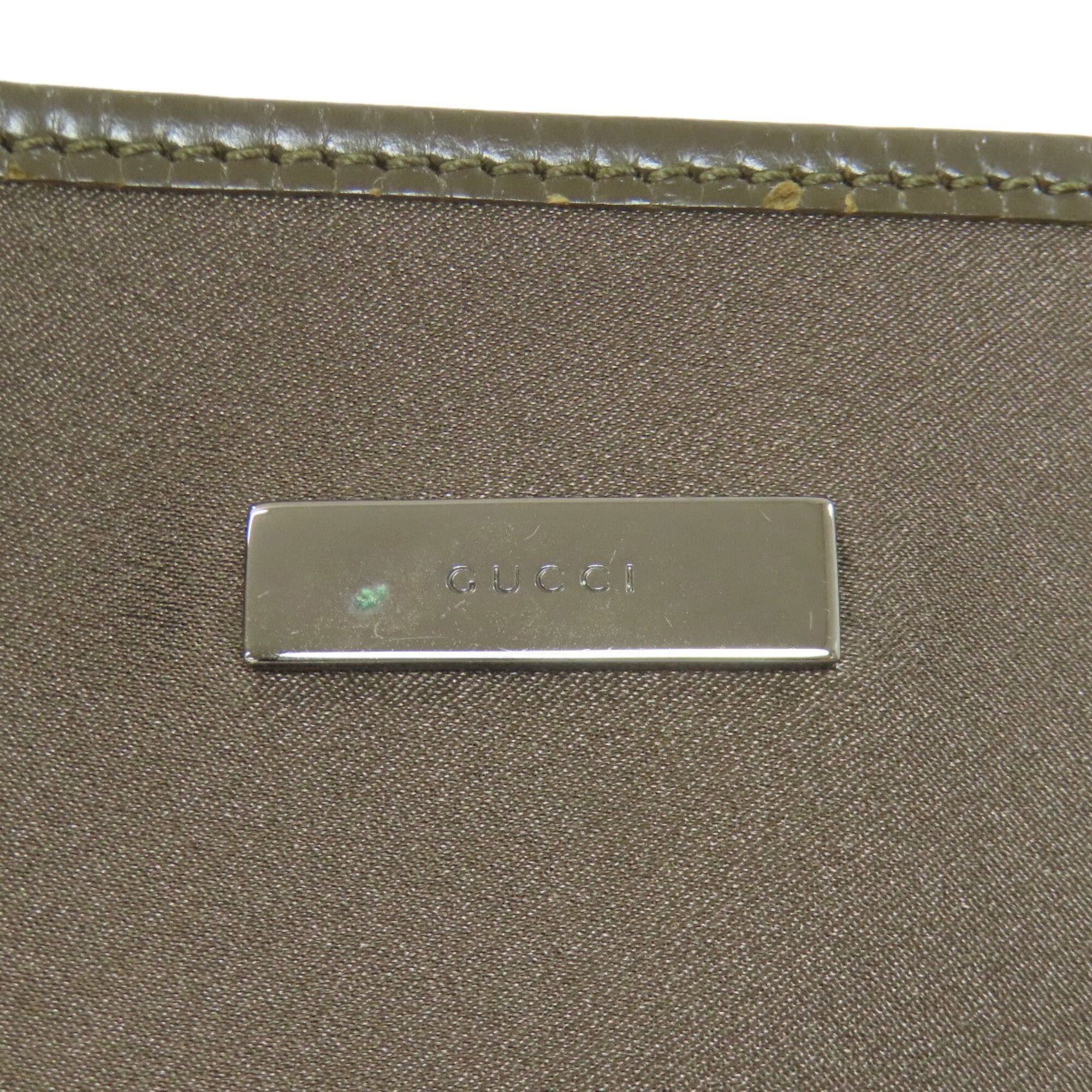 Gucci Gucci 002・1998 Logo Tote Bag, Nylon/Leather, Women's Size ONE SIZE - 12 Thumbnail