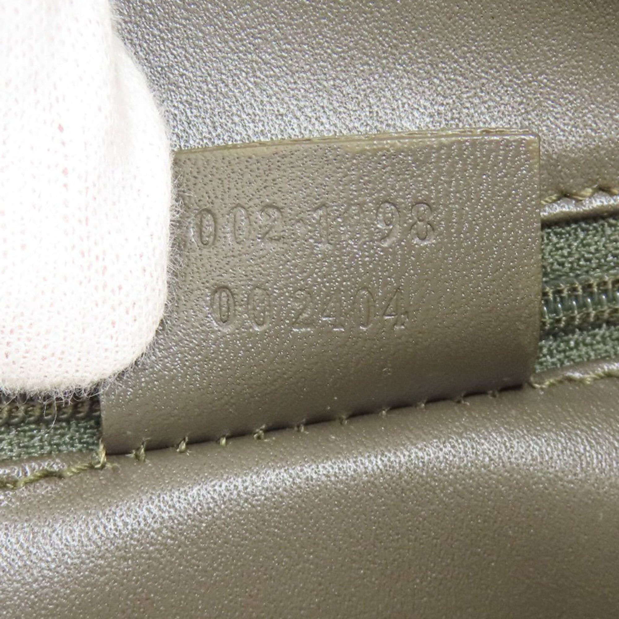 Gucci Gucci 002・1998 Logo Tote Bag, Nylon/Leather, Women's Size ONE SIZE - 7 Thumbnail