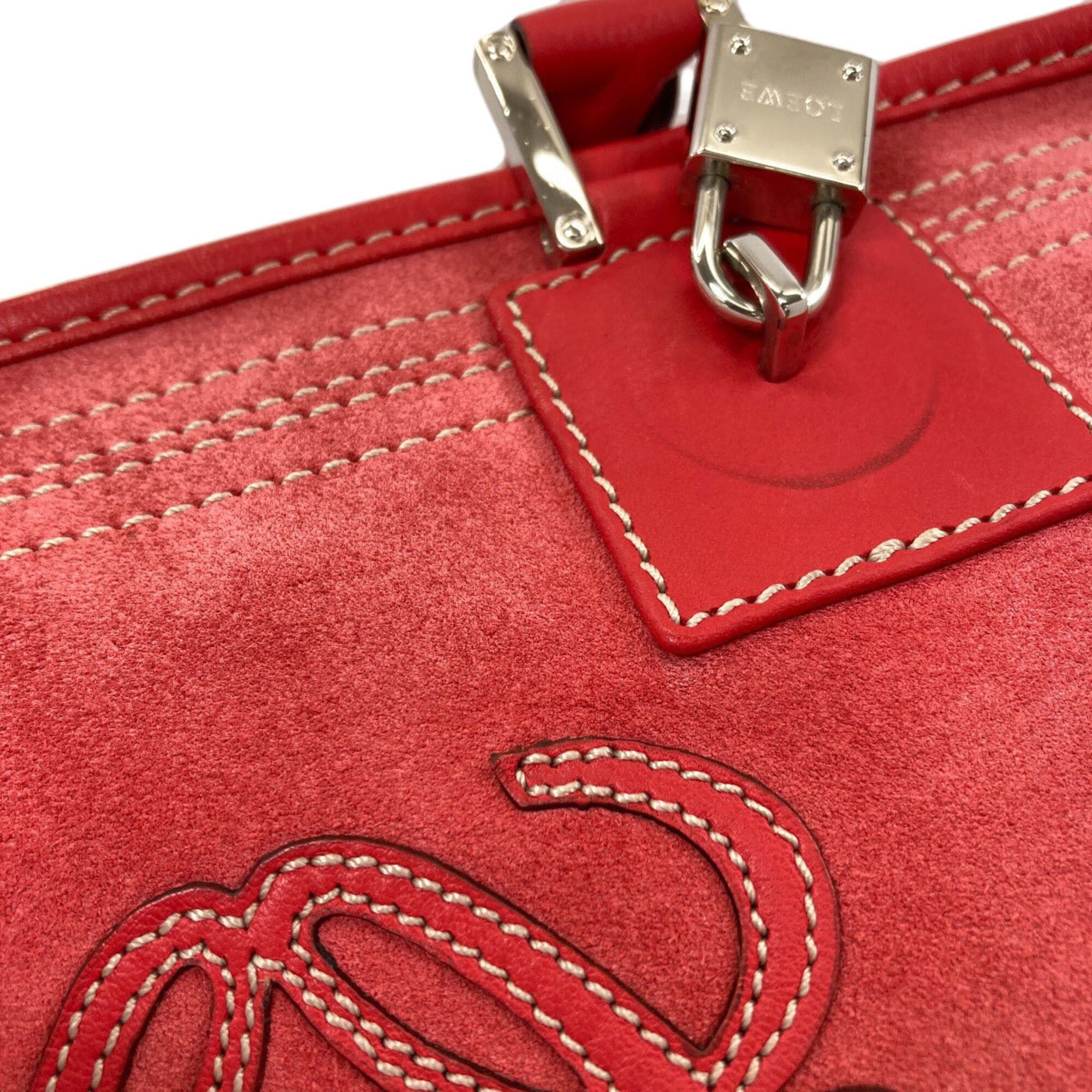 Loewe Loewe Amazona Suede Handbag for Women Size ONE SIZE - 14 Thumbnail