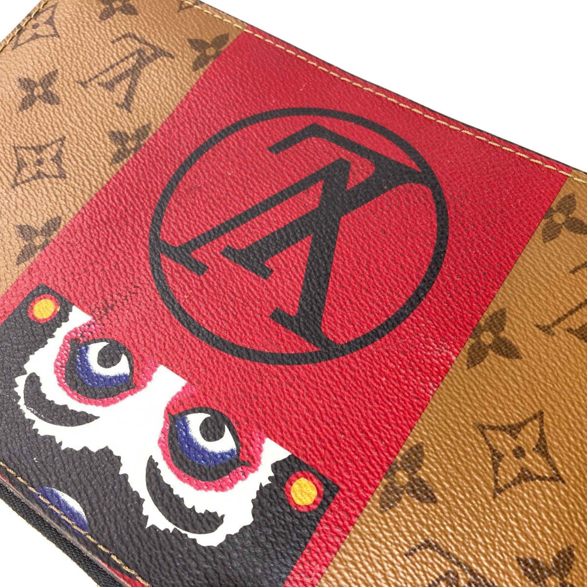 Louis Vuitton Louis Vuitton M43499 Neverfull MM Kansai Yamamoto Collaboration Daruma Kabuki Tote Bag Monogram Canvas Women's Size ONE SIZE - 23 Thumbnail