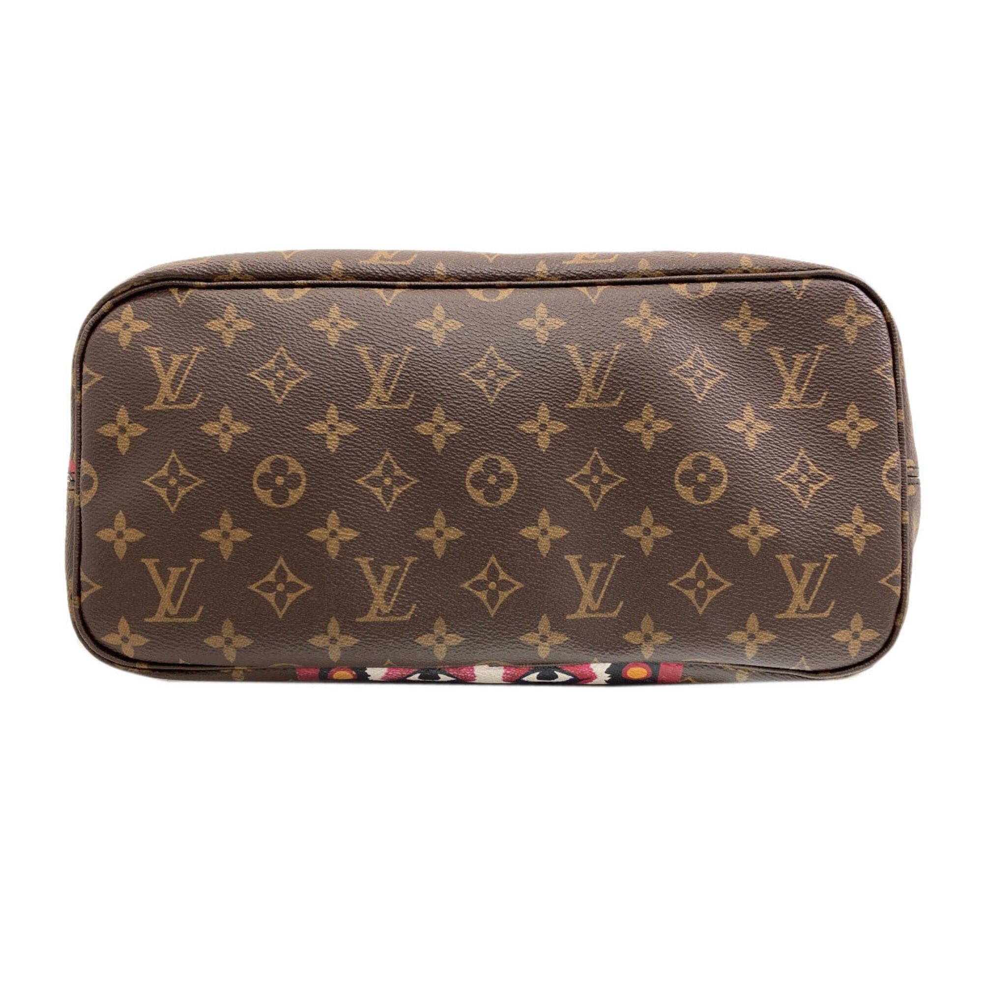Louis Vuitton Louis Vuitton M43499 Neverfull MM Kansai Yamamoto Collaboration Daruma Kabuki Tote Bag Monogram Canvas Women's Size ONE SIZE - 4 Thumbnail