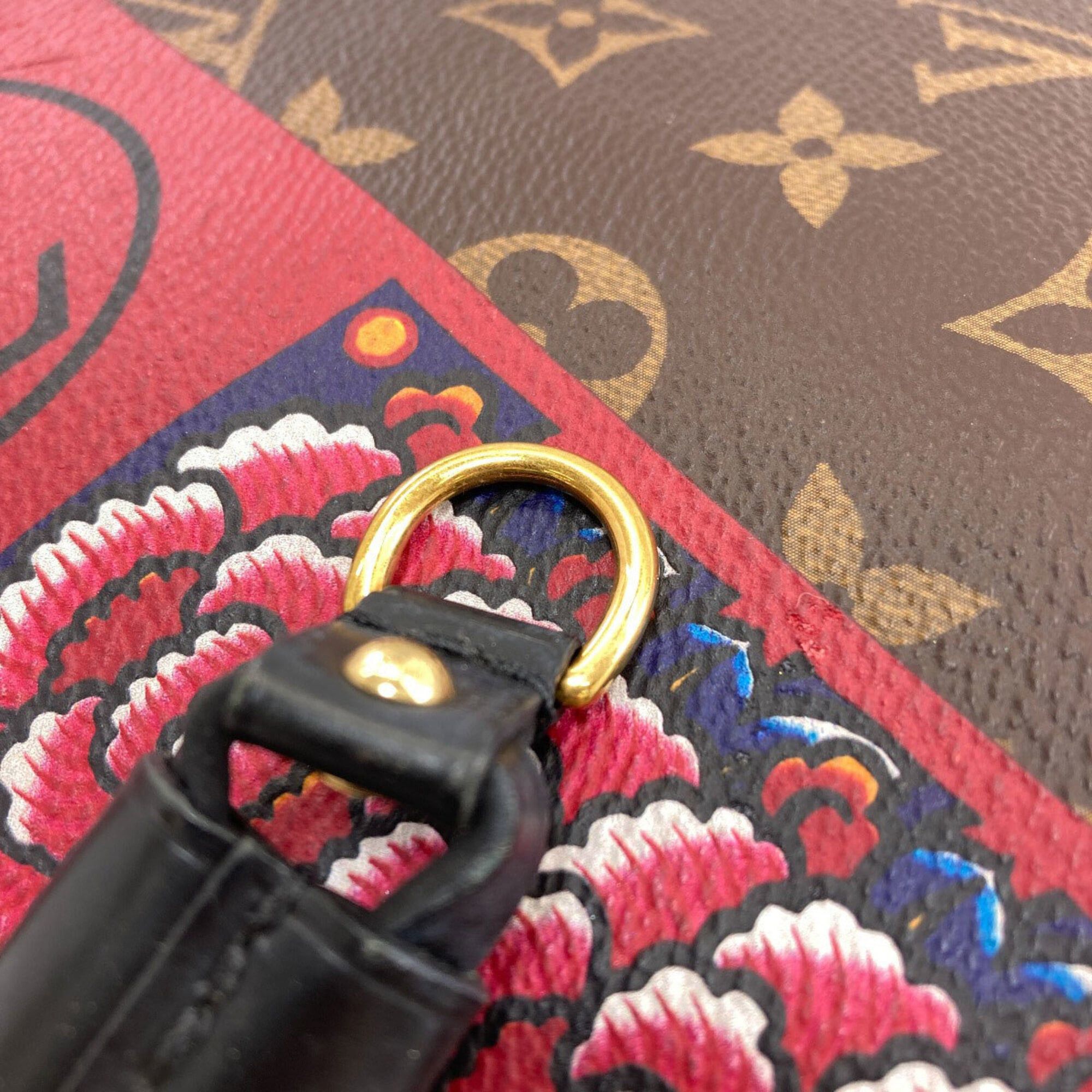 Louis Vuitton Louis Vuitton M43499 Neverfull MM Kansai Yamamoto Collaboration Daruma Kabuki Tote Bag Monogram Canvas Women's Size ONE SIZE - 19 Thumbnail