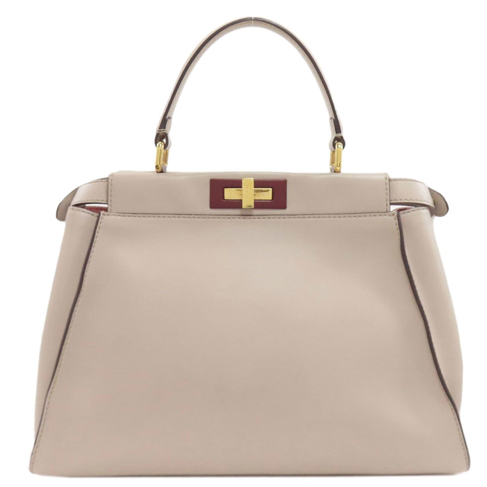 Fendi Fendi Peekaboo 2-Way Handbag, Calfskin, Women's Size ONE SIZE - 2 Thumbnail