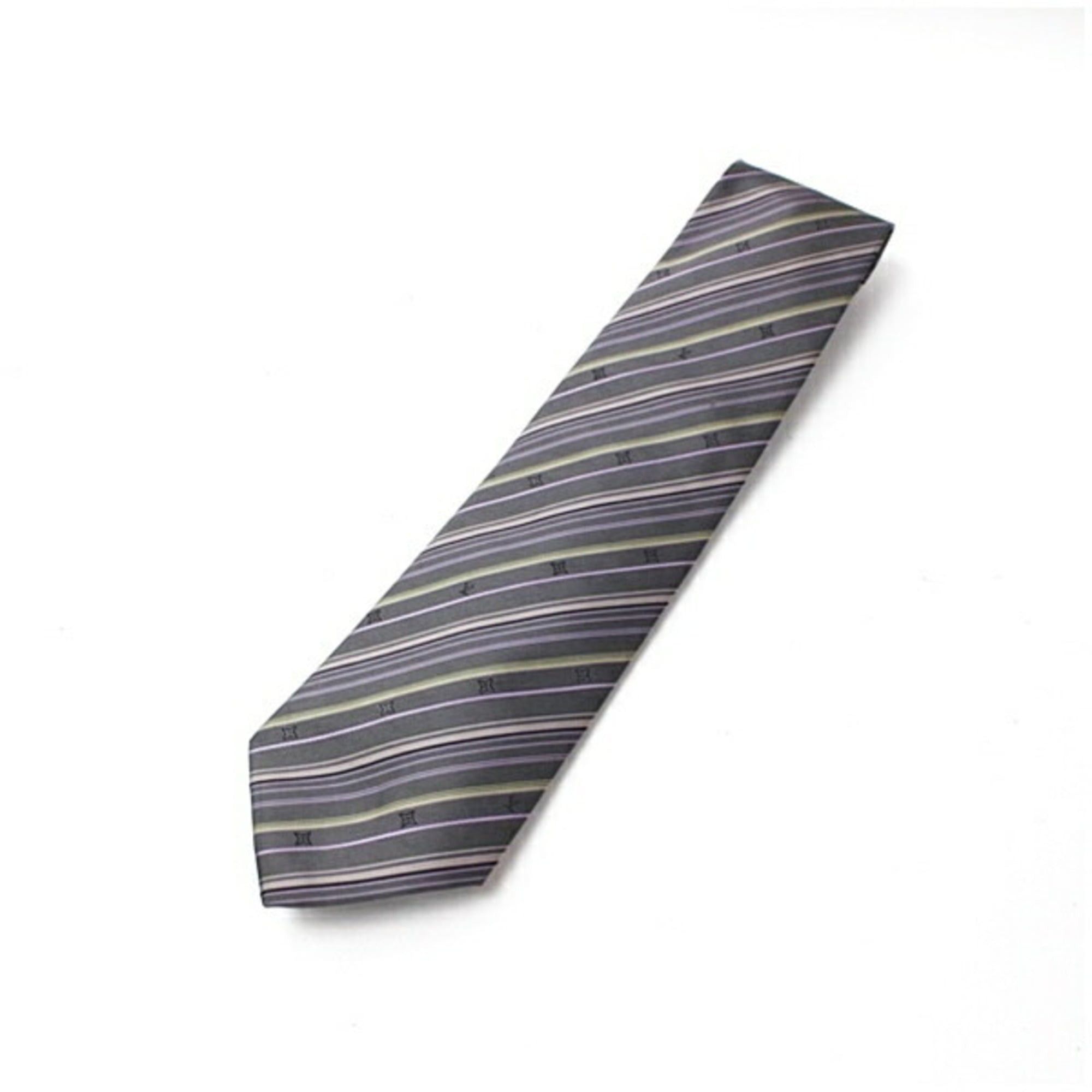 Louis Vuitton Louis Vuitton Silk Tie, Striped, LOUIS VUITTON, Men's Size ONE SIZE - 8 Thumbnail