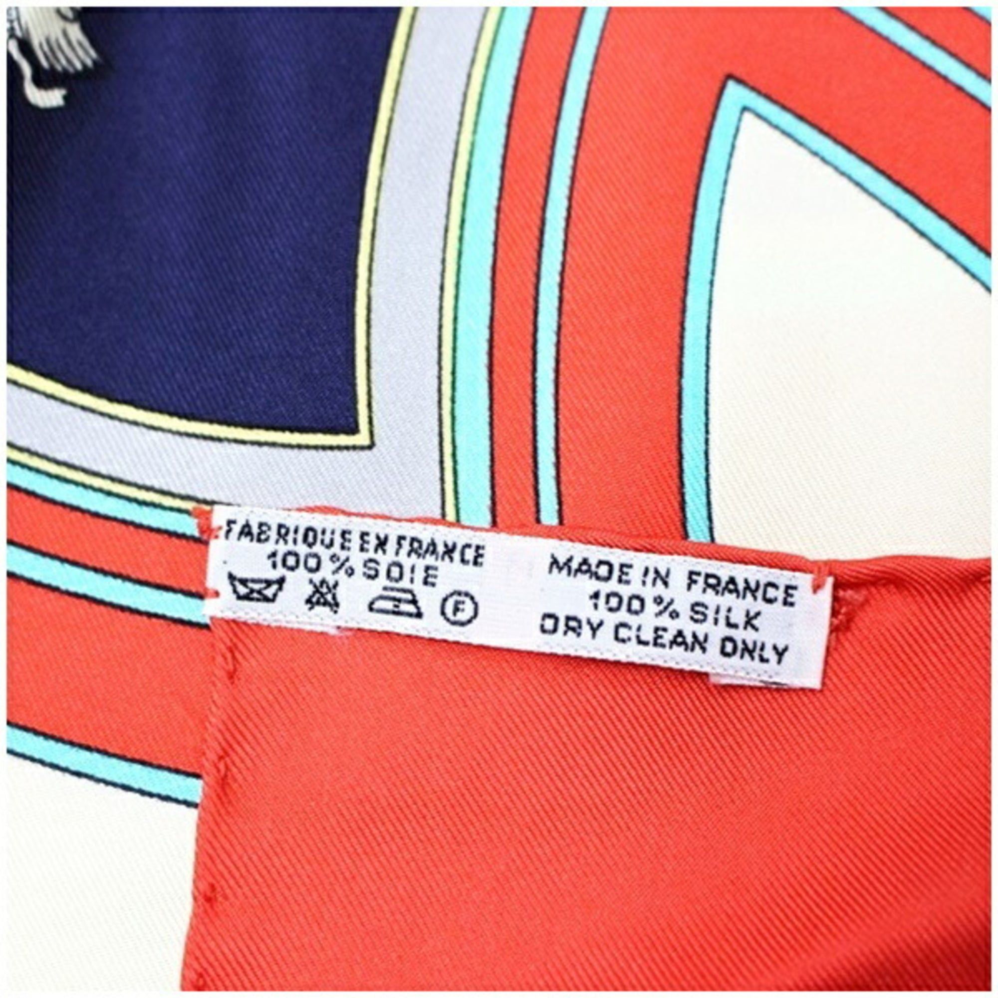 Hermes Hermes Silk Scarf Muffler Carre 90 WASHINGTON'S CARRIAGE HERMES Women's Size ONE SIZE - 5 Thumbnail
