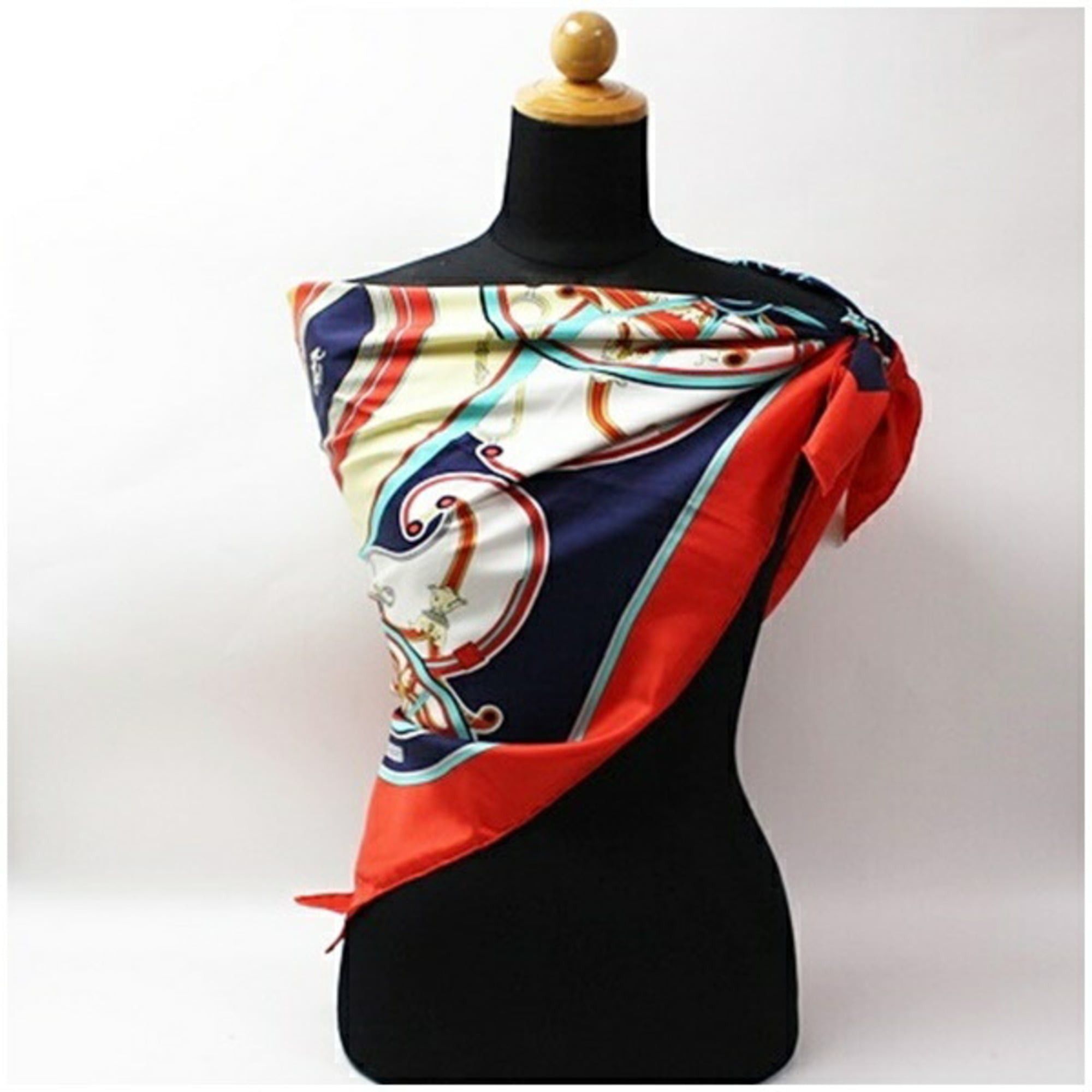 Hermes Hermes Silk Scarf Muffler Carre 90 WASHINGTON'S CARRIAGE HERMES Women's Size ONE SIZE - 3 Thumbnail